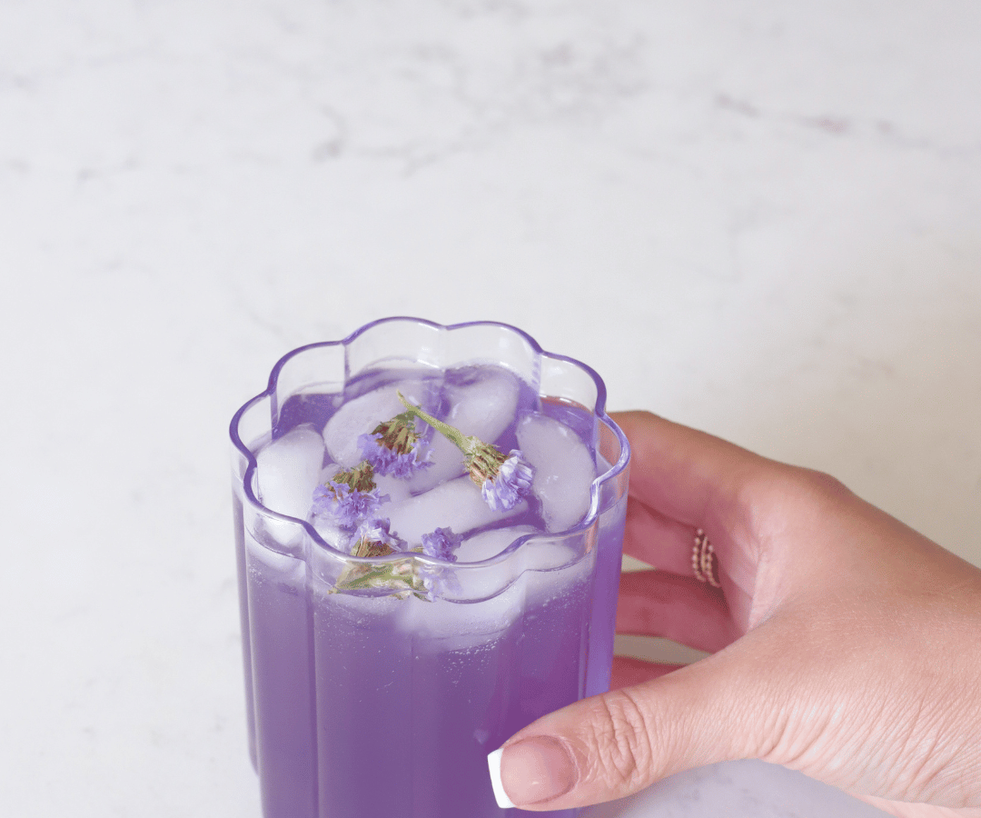 Verre fleur
