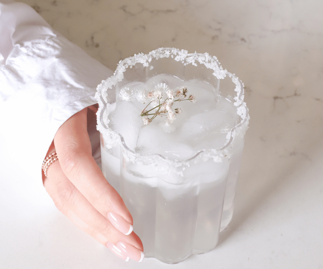 Verre fleur
