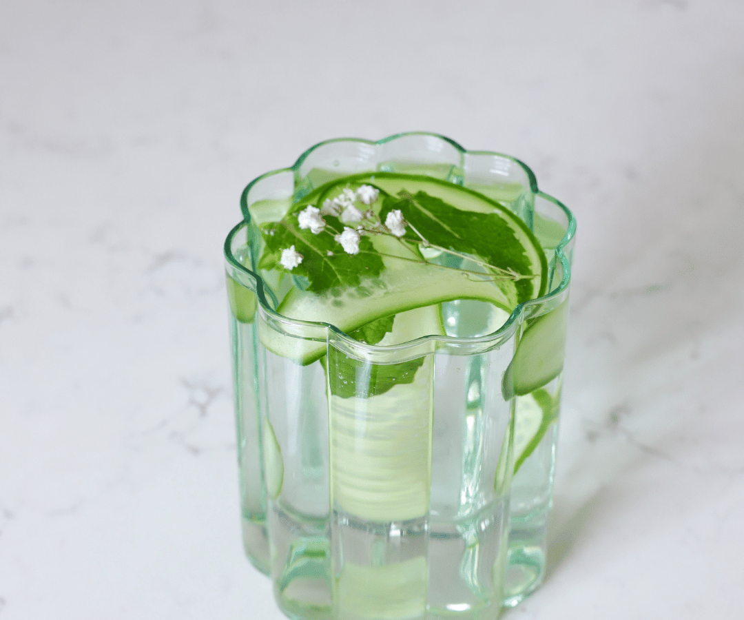 Verre fleur