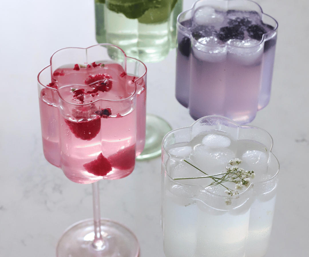 Verre à vin fleur