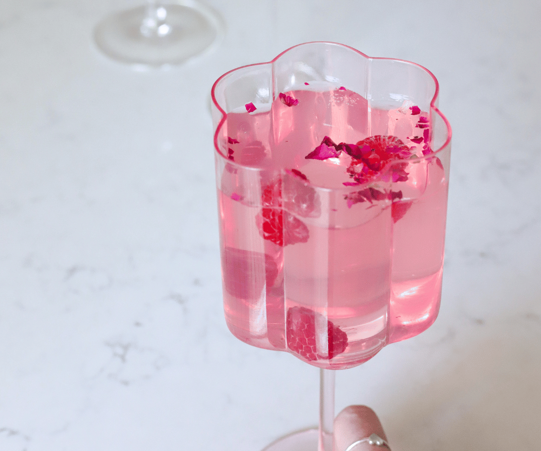 Verre à vin fleur