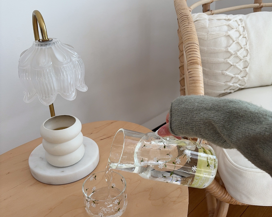 Carafe en verre Marguerite