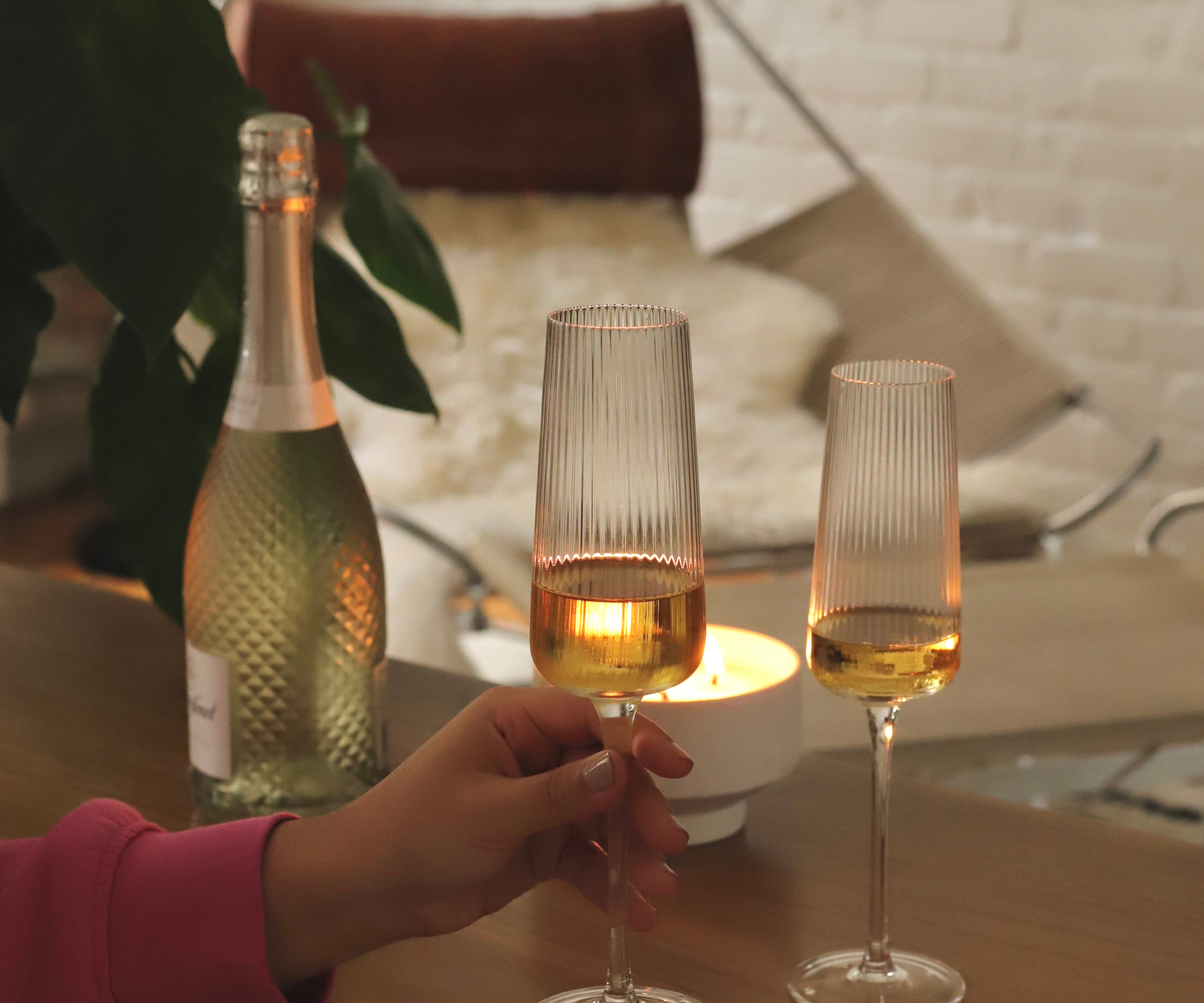 Verre à champagne Ripple