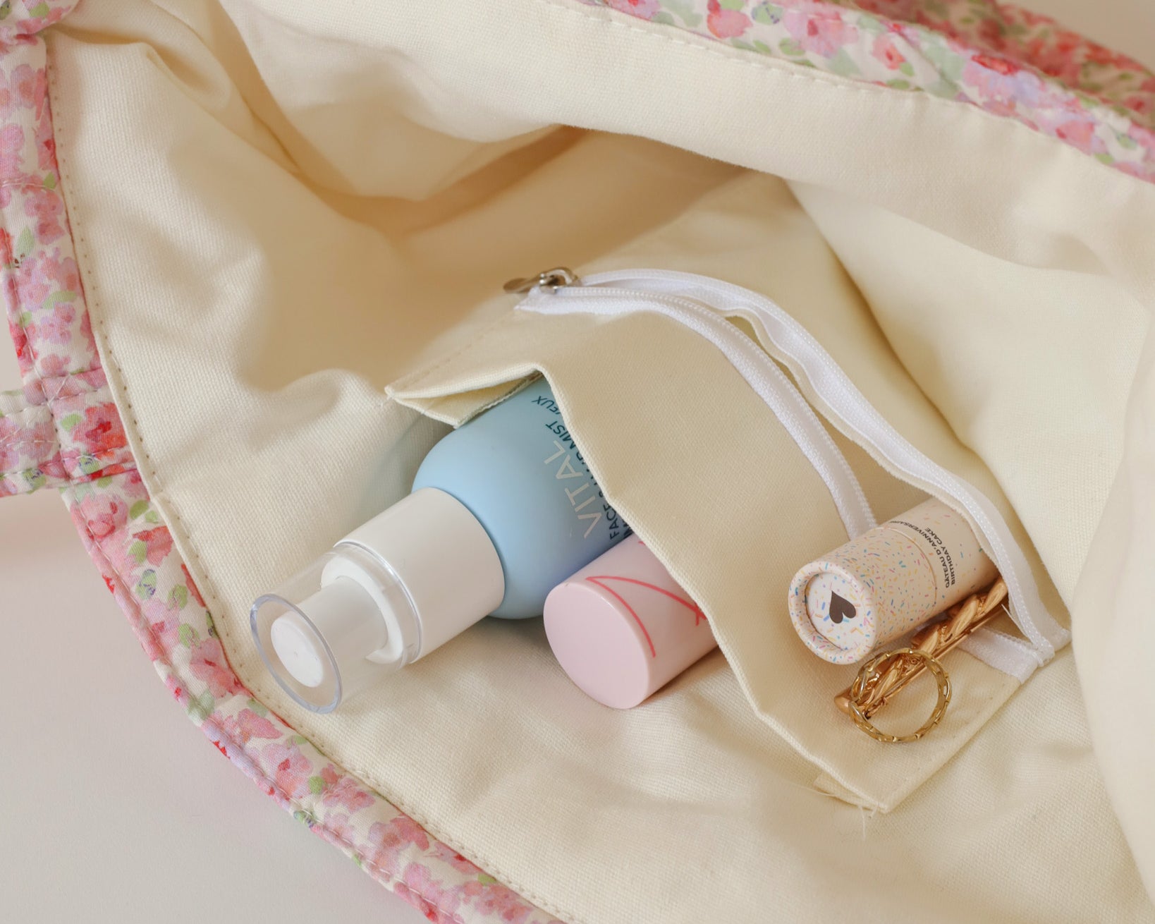 Sac fourre-tout fleuri