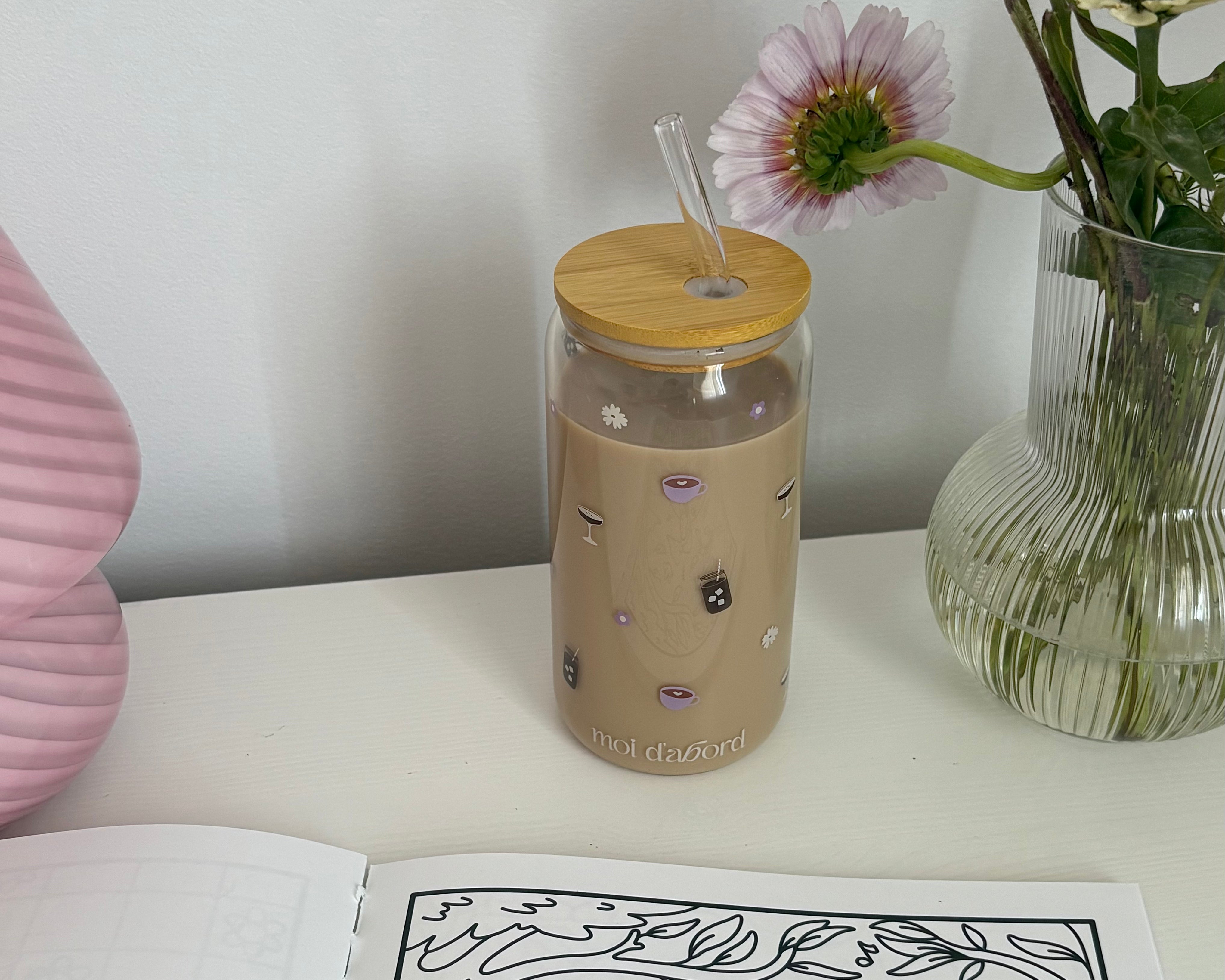 Tumbler en verre Moment café