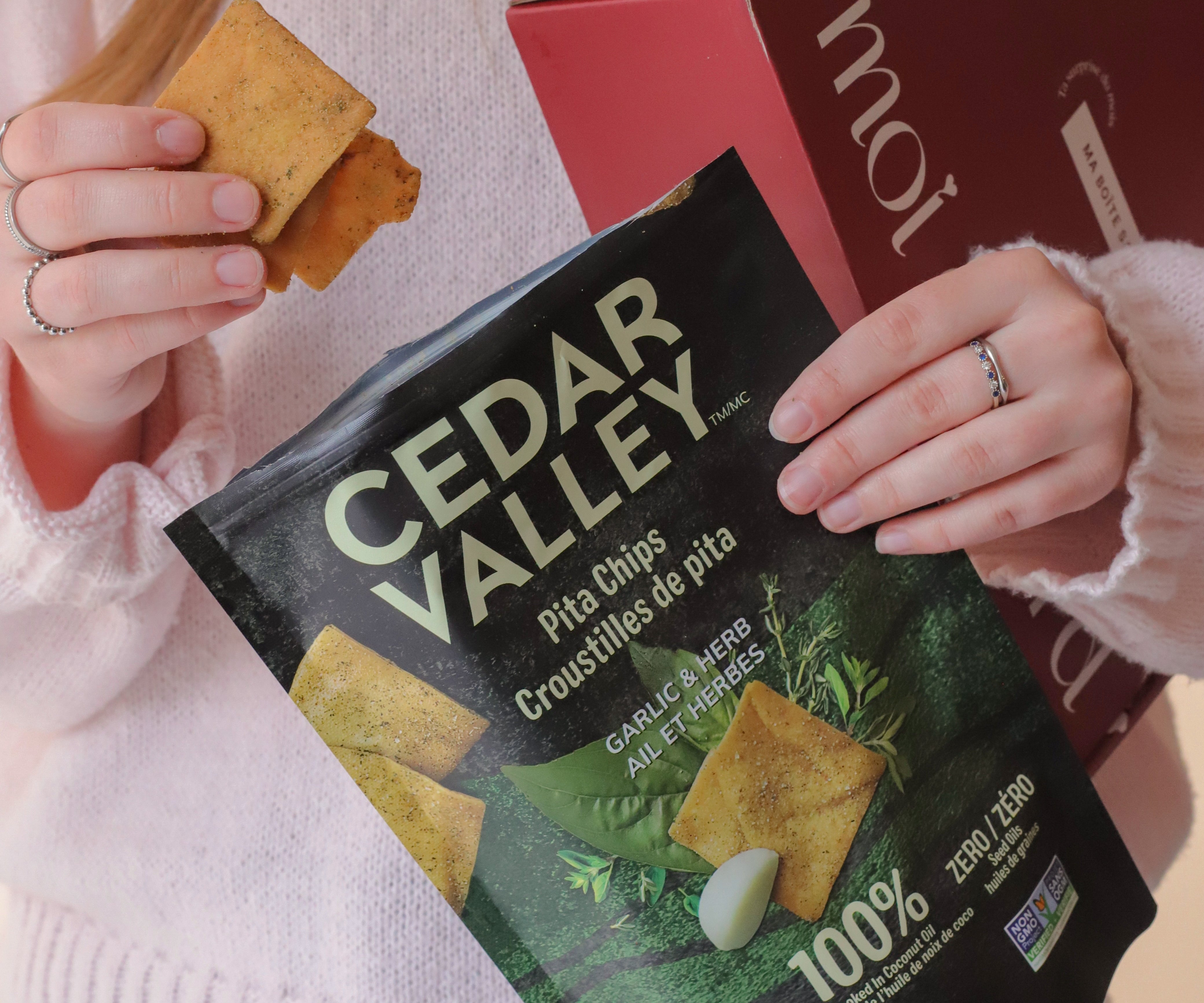 Croustilles de pitas ail et herbes - Cedar Valley