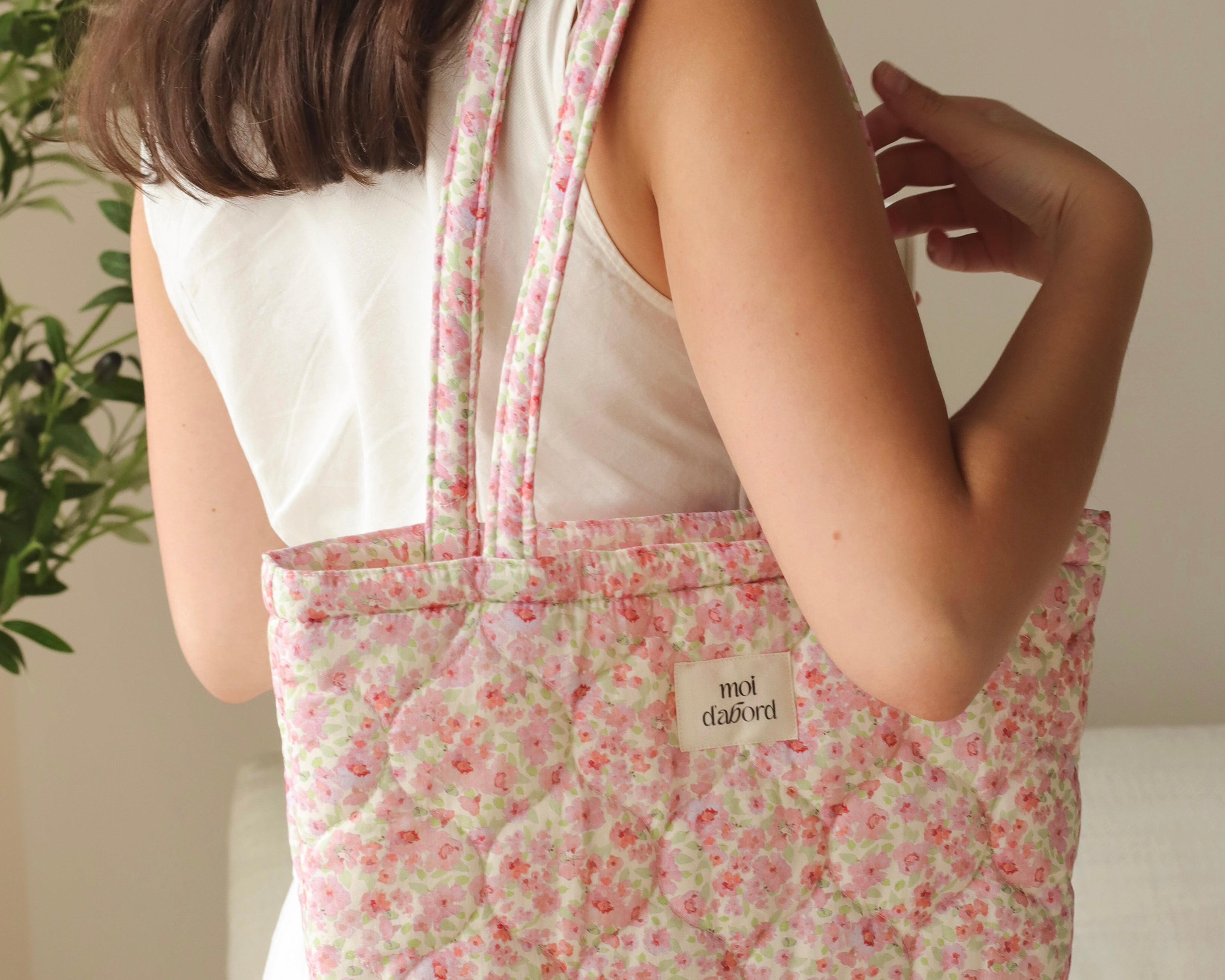 Sac fourre-tout fleuri