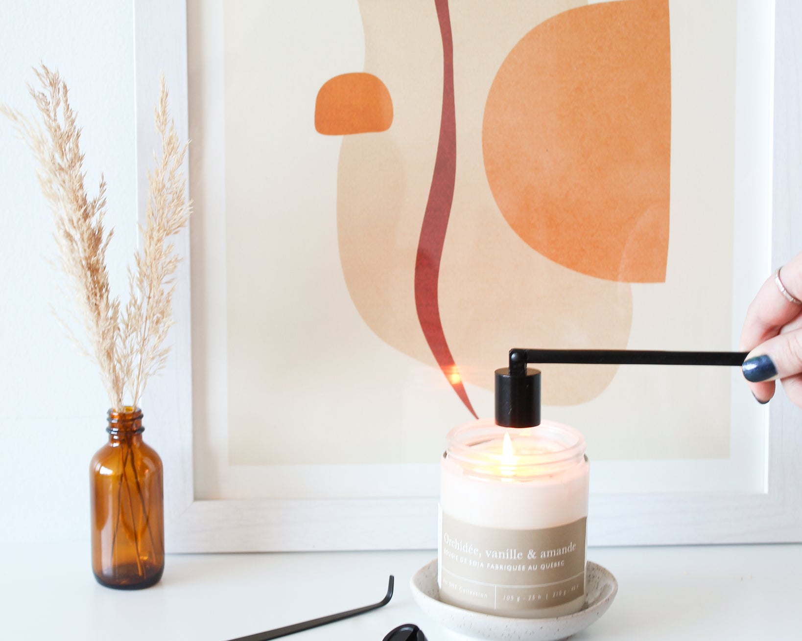 Ensemble d'accessoires pour bougies