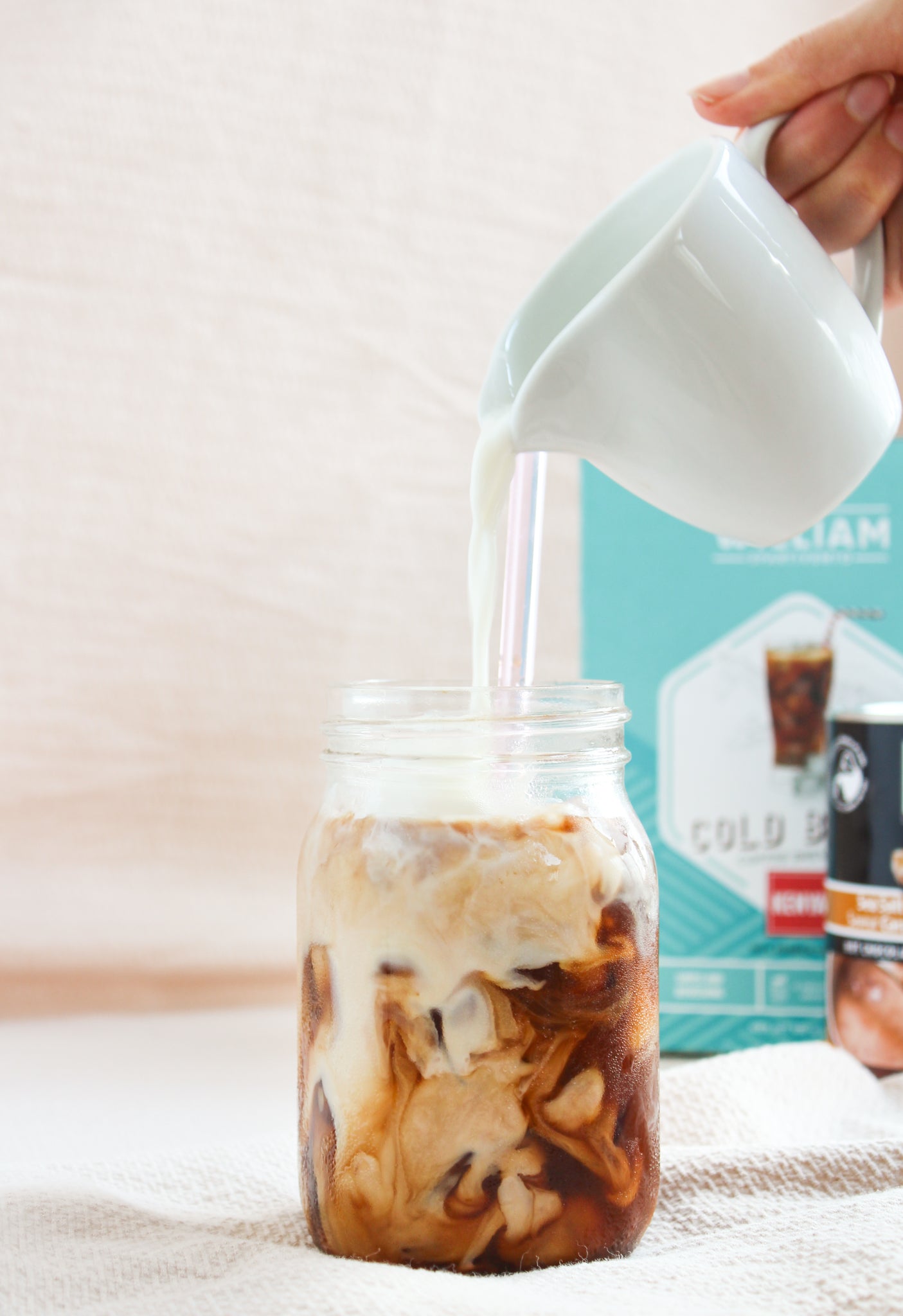 café glacé moka caramel salé cold brew