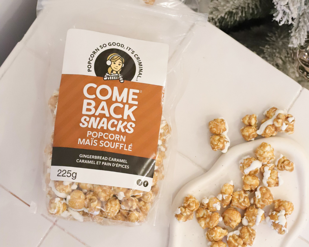 Popcorn Caramel et pain d’épices - Come Back Snacks