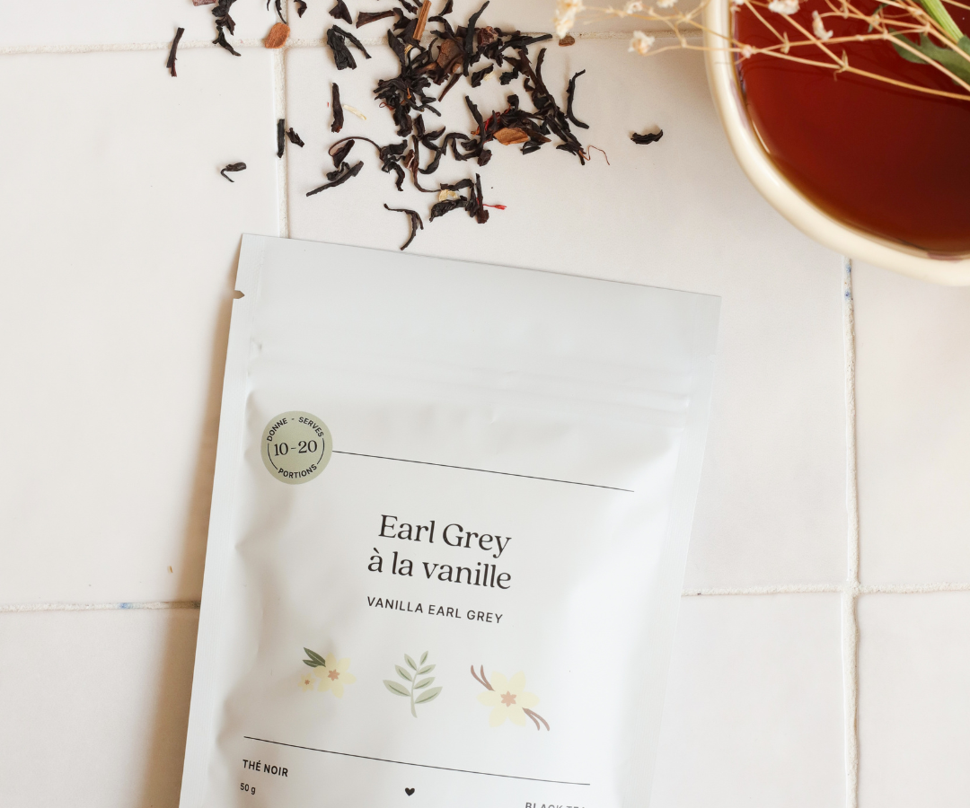 Thé noir - Earl grey à la vanille