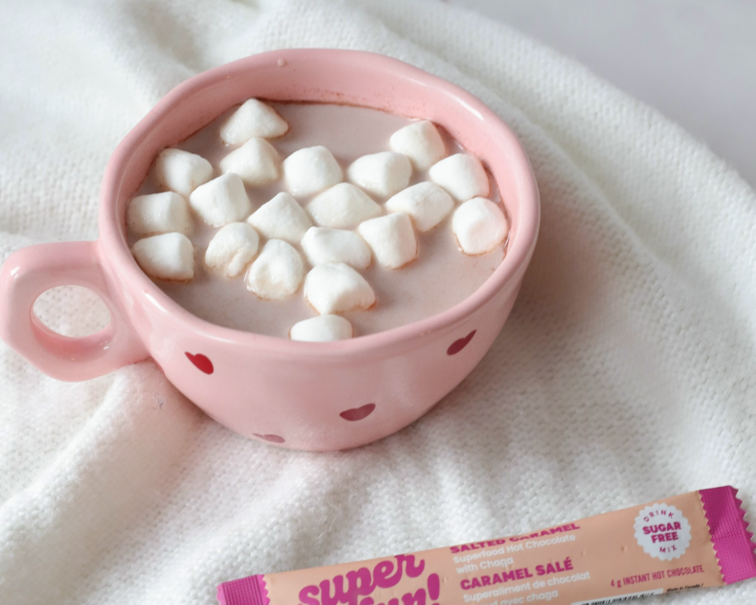 Chocolat chaud au caramel salé - Superfun!