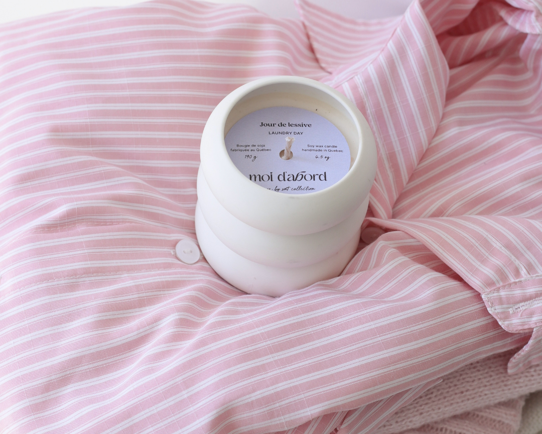 Bougie de soja Bubble - Jour de lessive