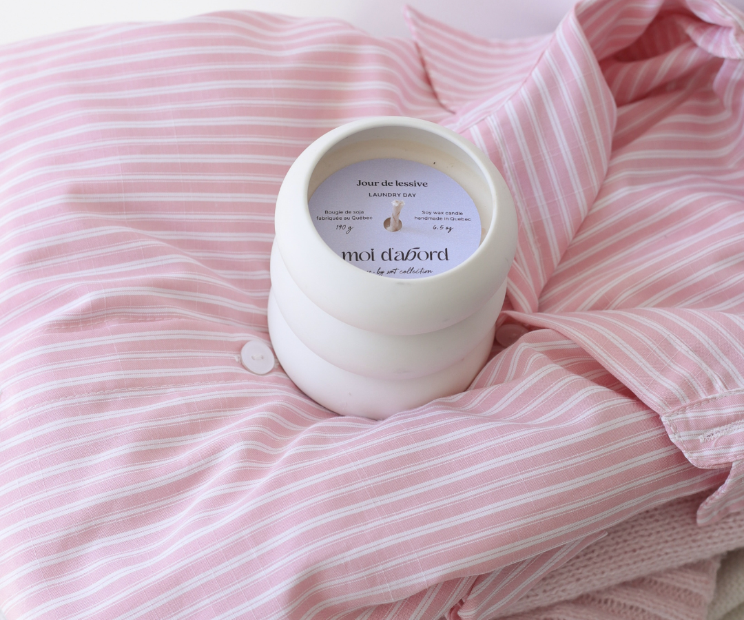 Bougie de soja Bubble - Jour de lessive