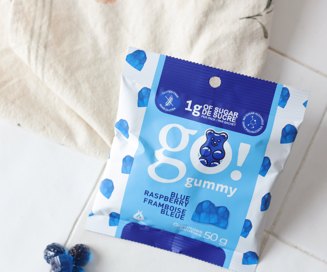 Jujubes framboise bleue - Go Gummy