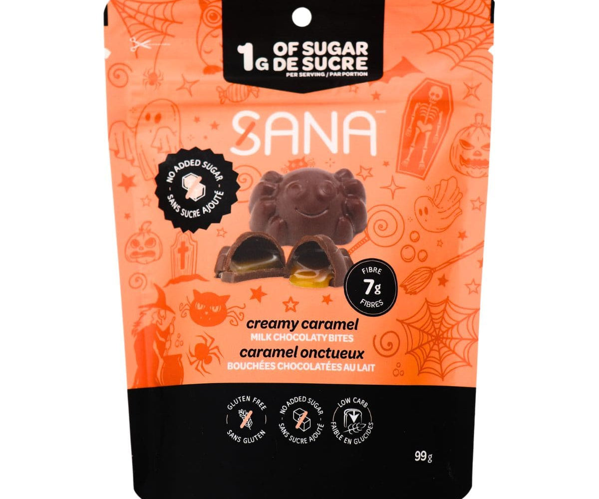 Araignées chocolatées au caramel - Sana