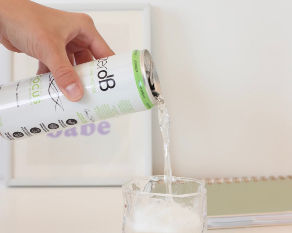 Eau pétillante Focus à la mangue - Zéro DB