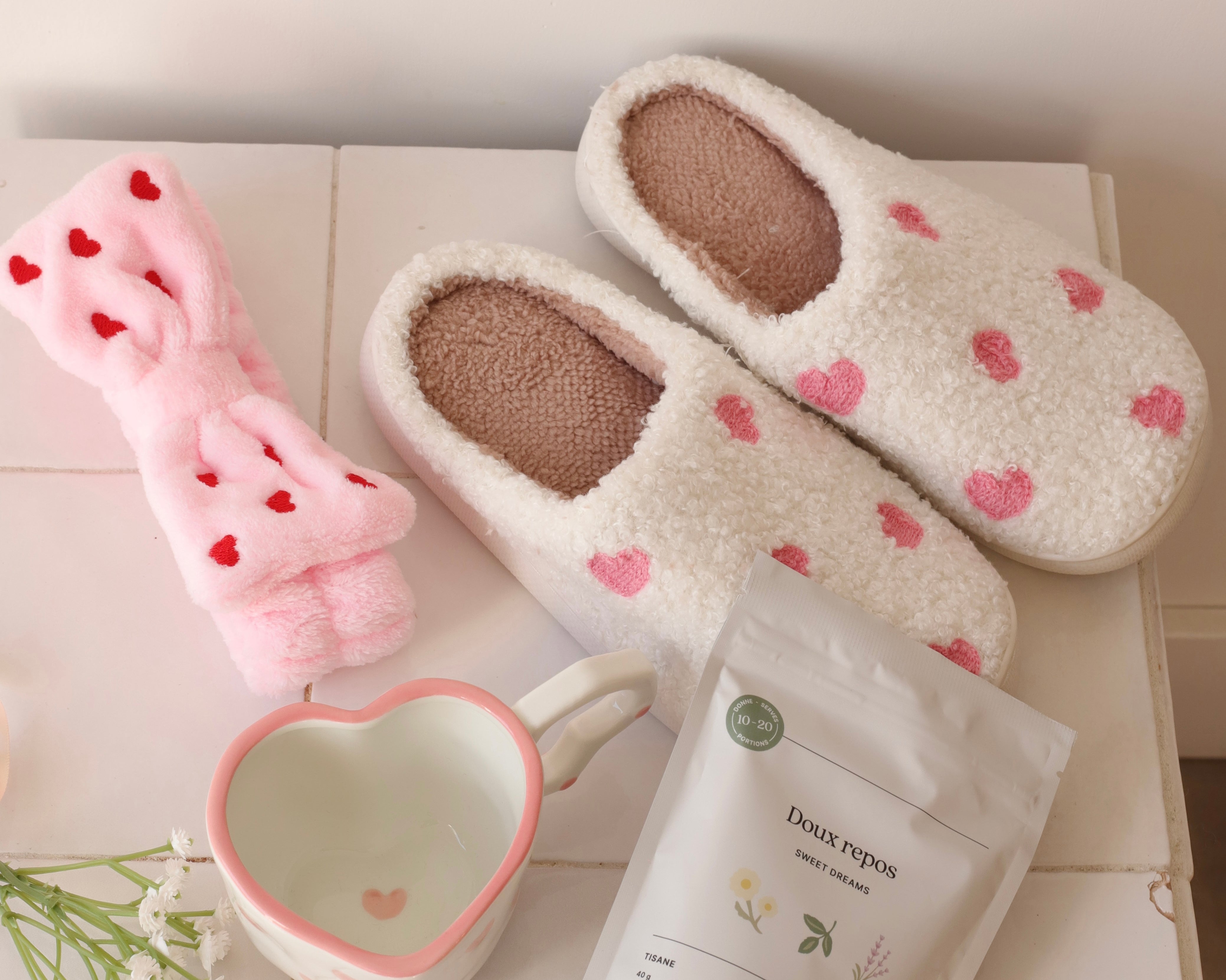 Boîte doux matin rose