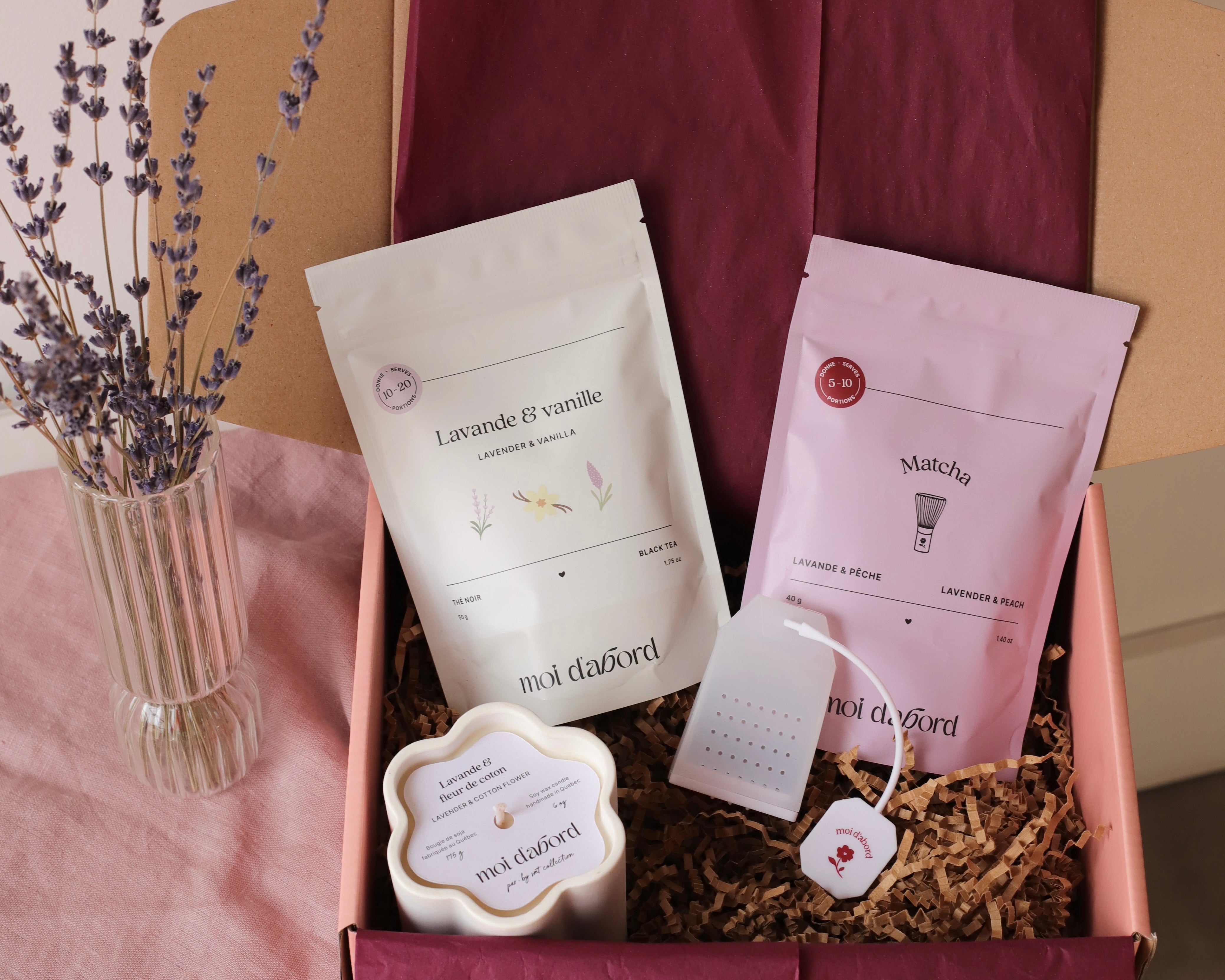 Boîte cadeau - Lavande