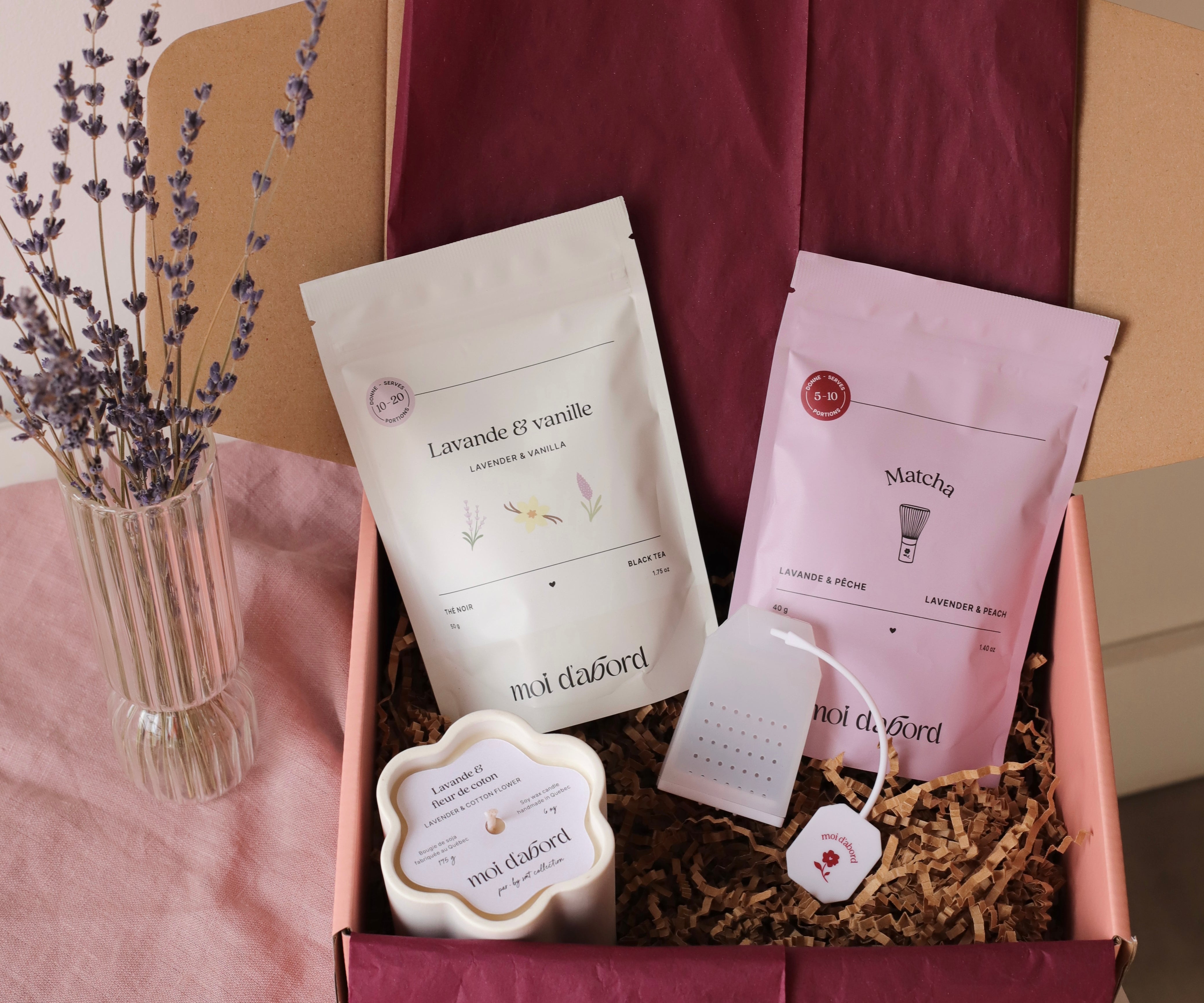 Boîte cadeau - Lavande