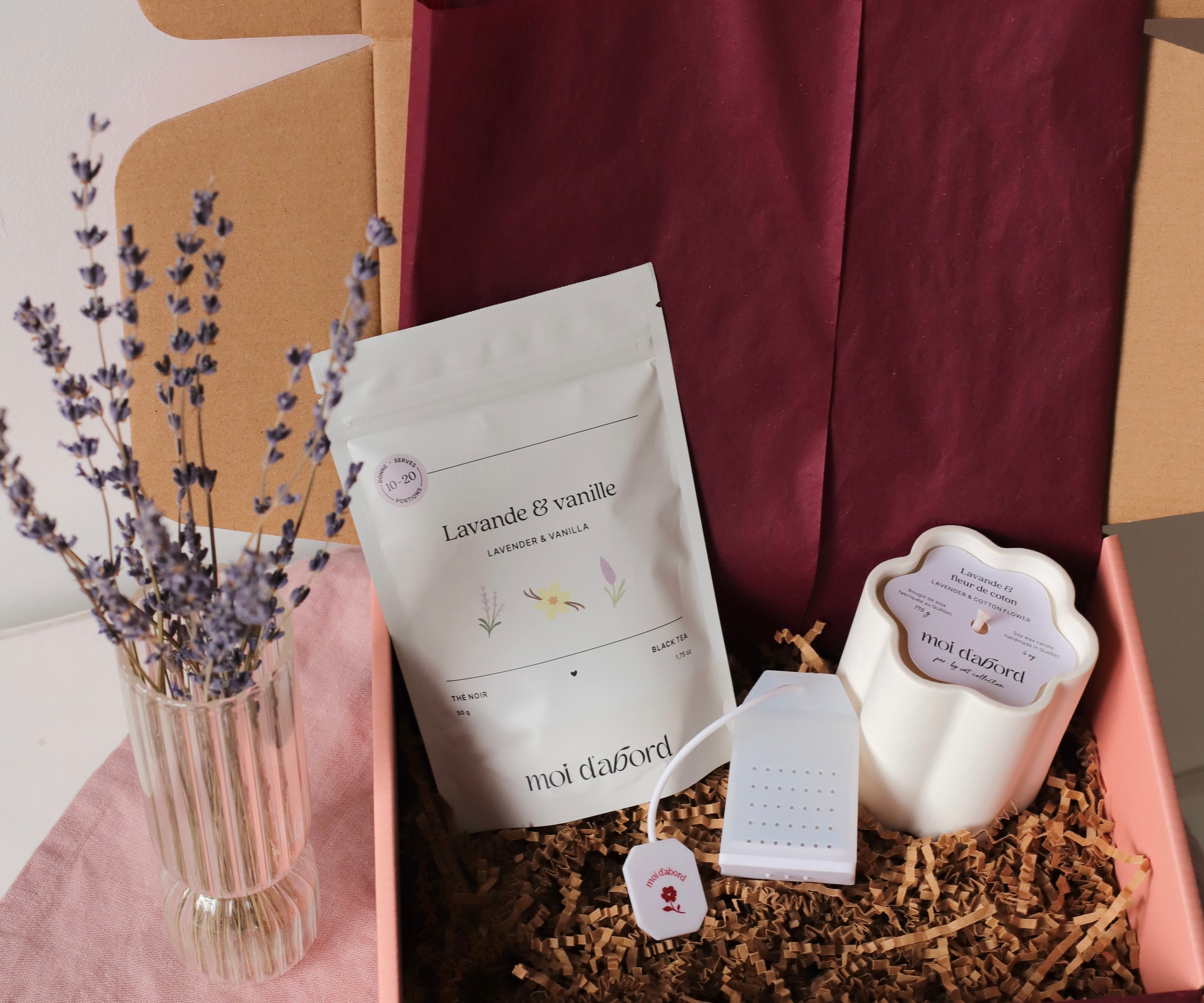 Boîte cadeau - Lavande sans matcha