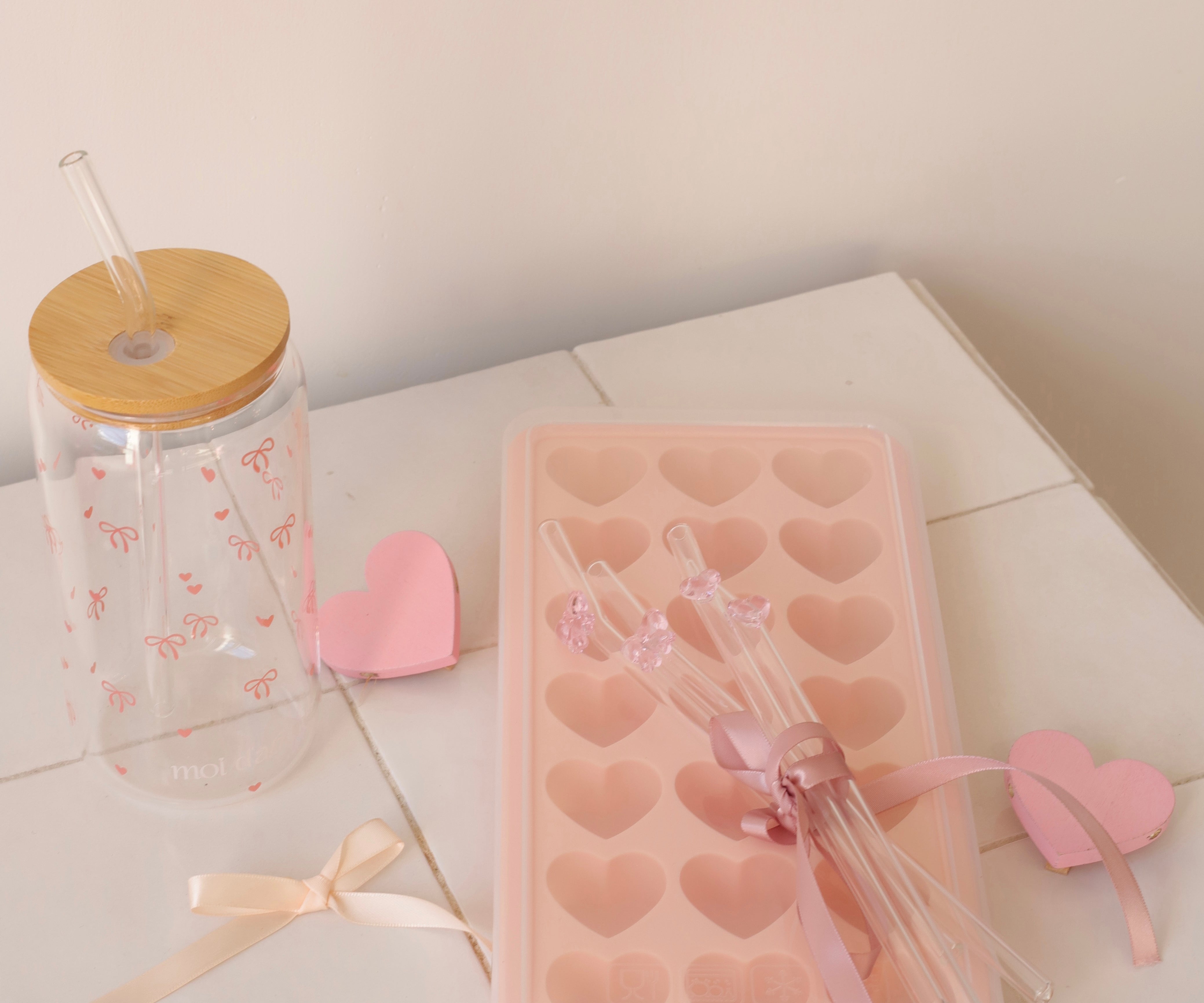 Boîte coeurs et boucles