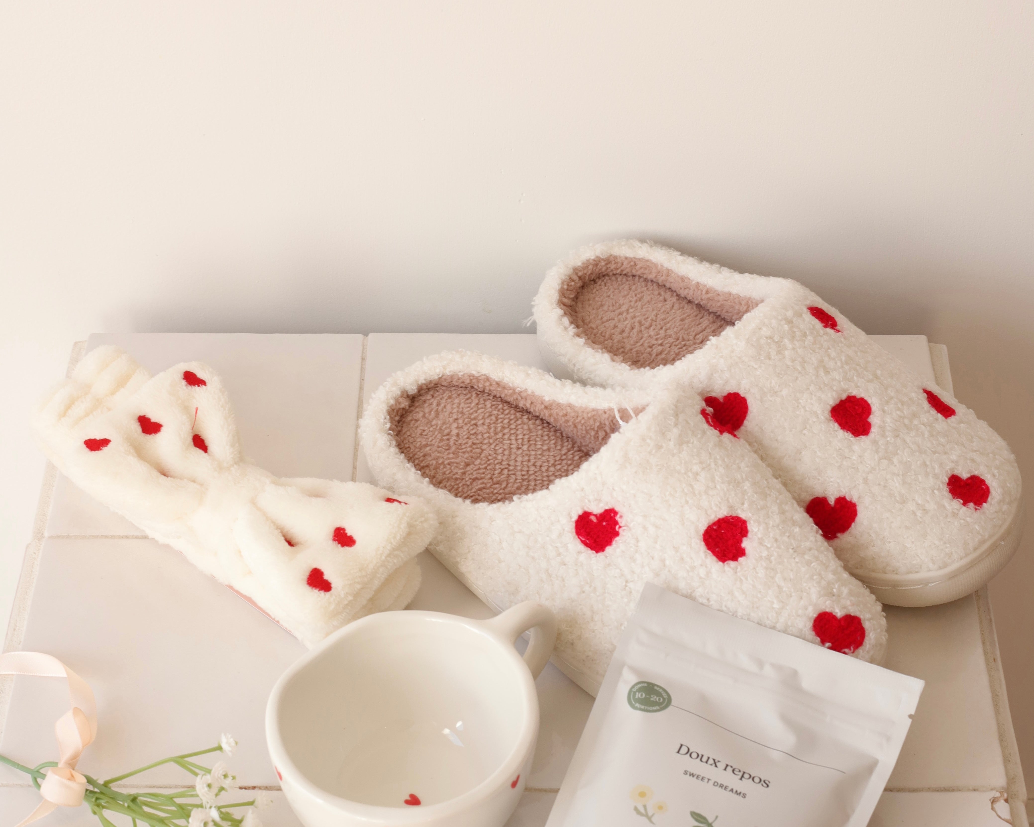 Boîte doux matin rouge