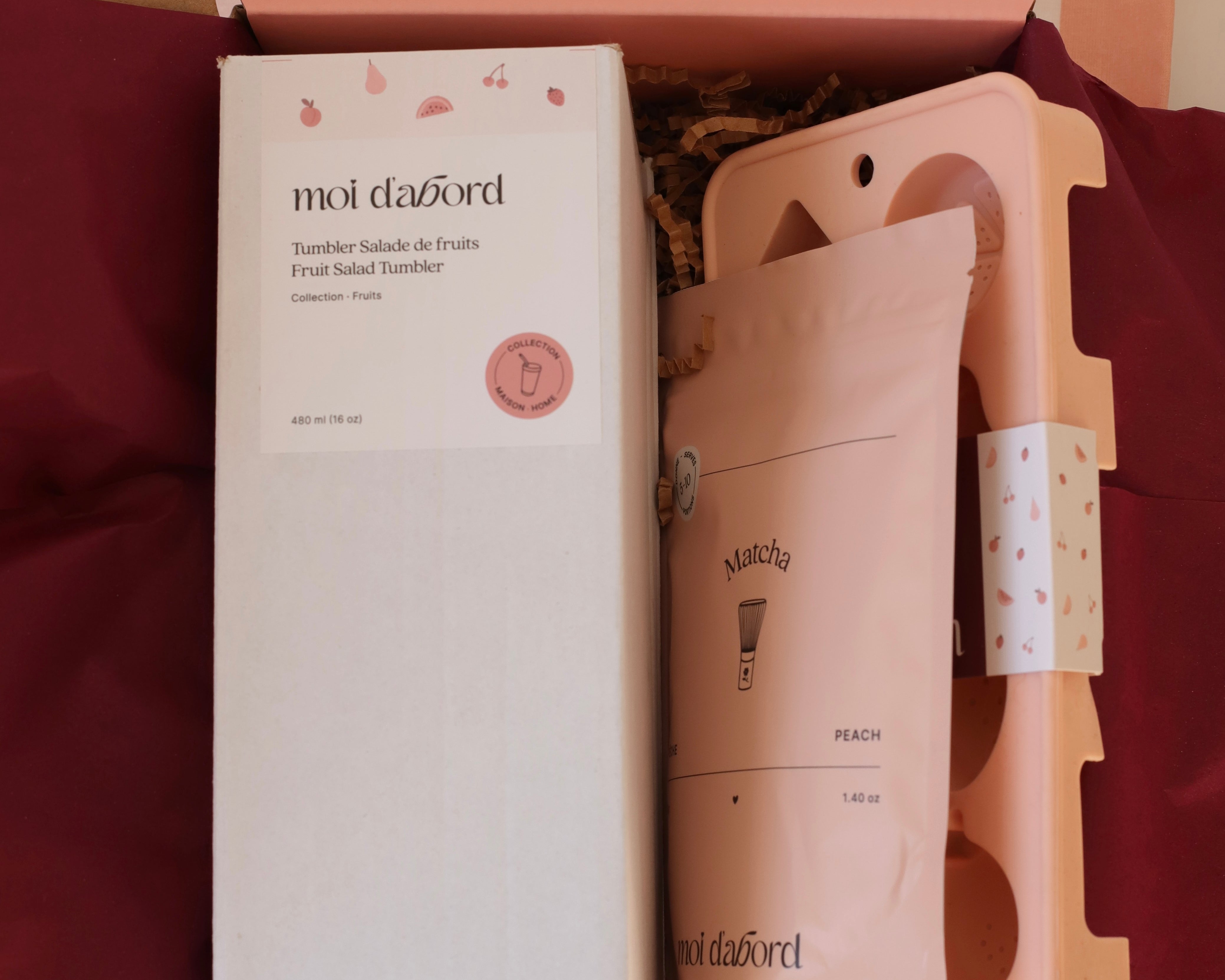 Boîte salade de fruits