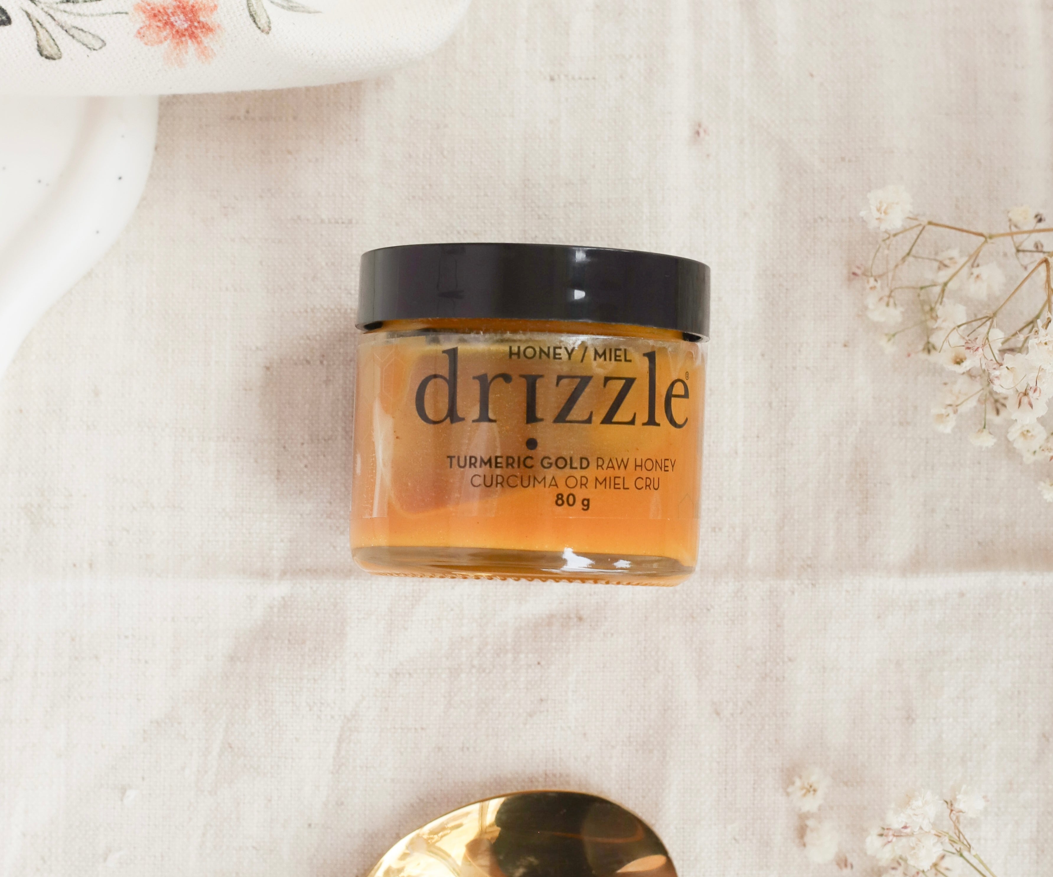 Miel cru au curcuma - Drizzle Honey