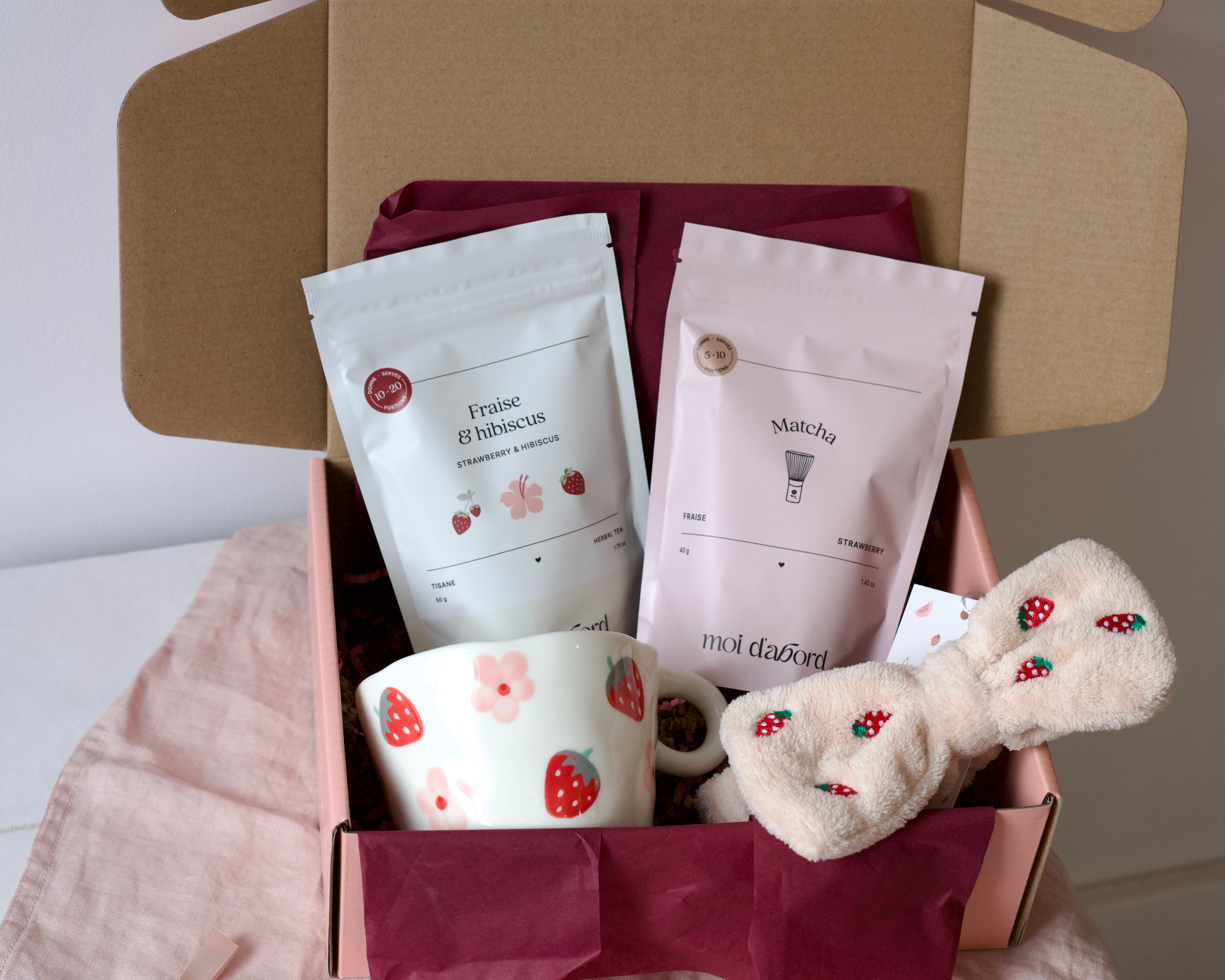 Boîte cadeau - Fraisinette café latté