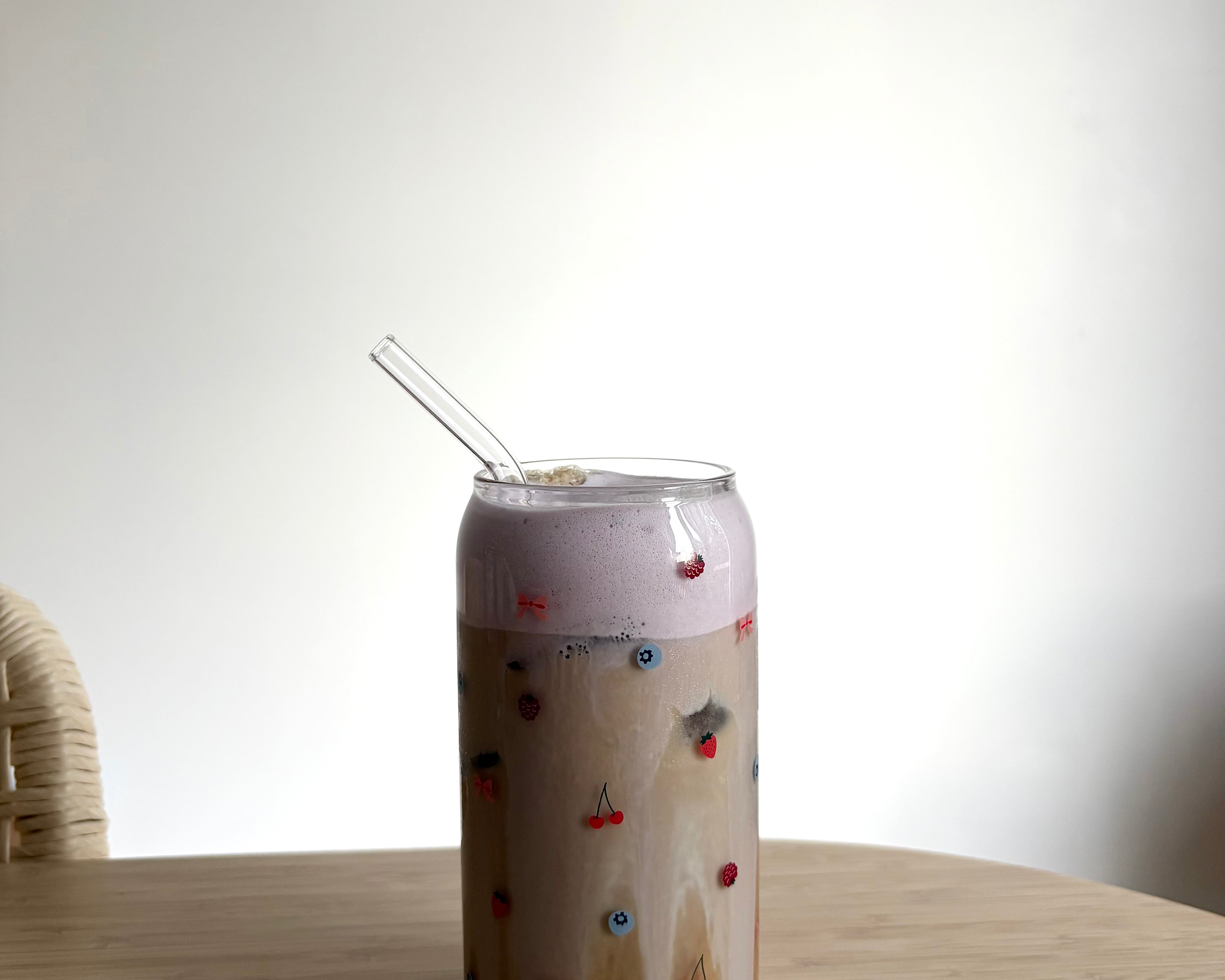Tumbler en verre Rafale de petits fruits
