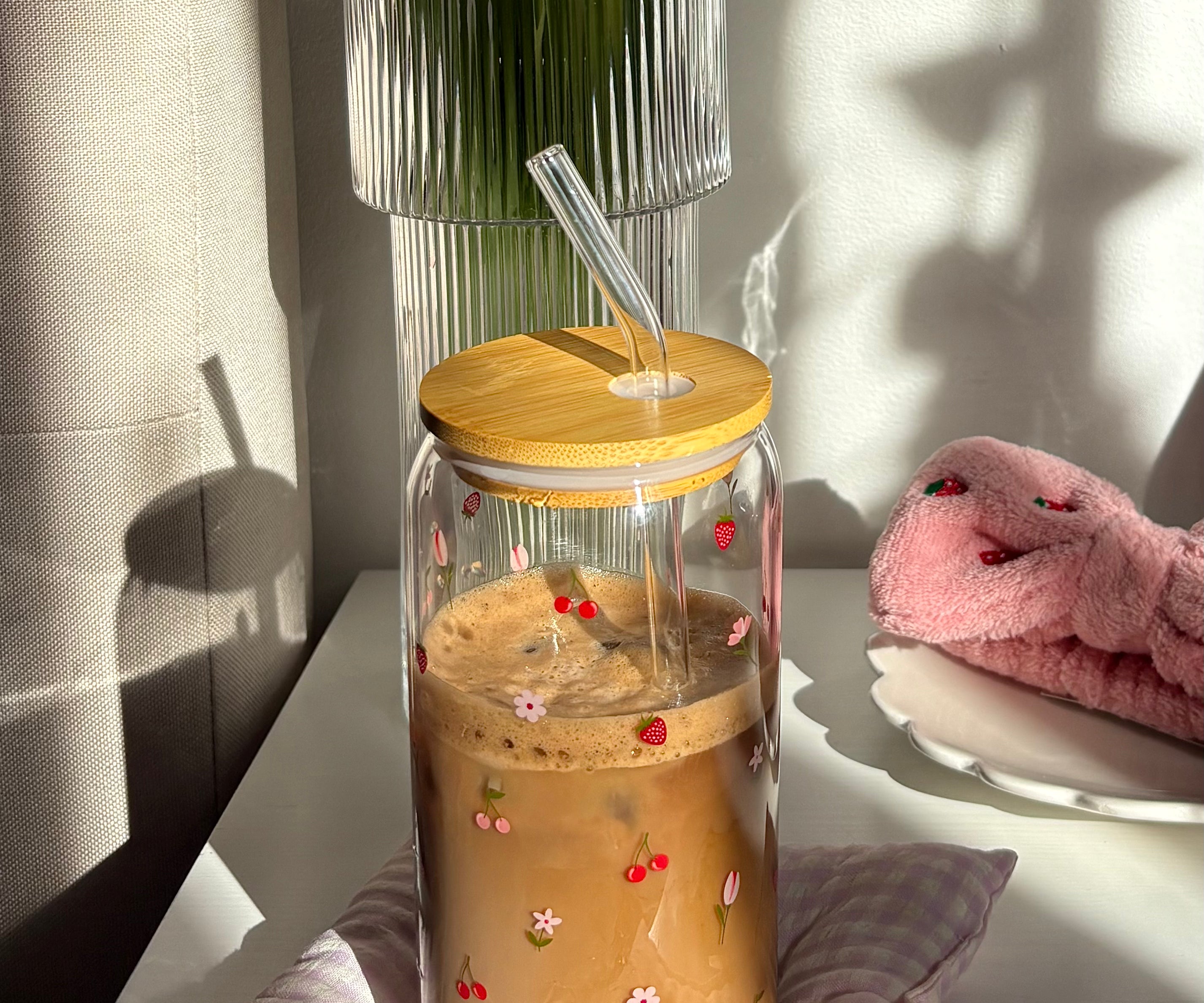 Tumbler en verre Champ de fruits rouges
