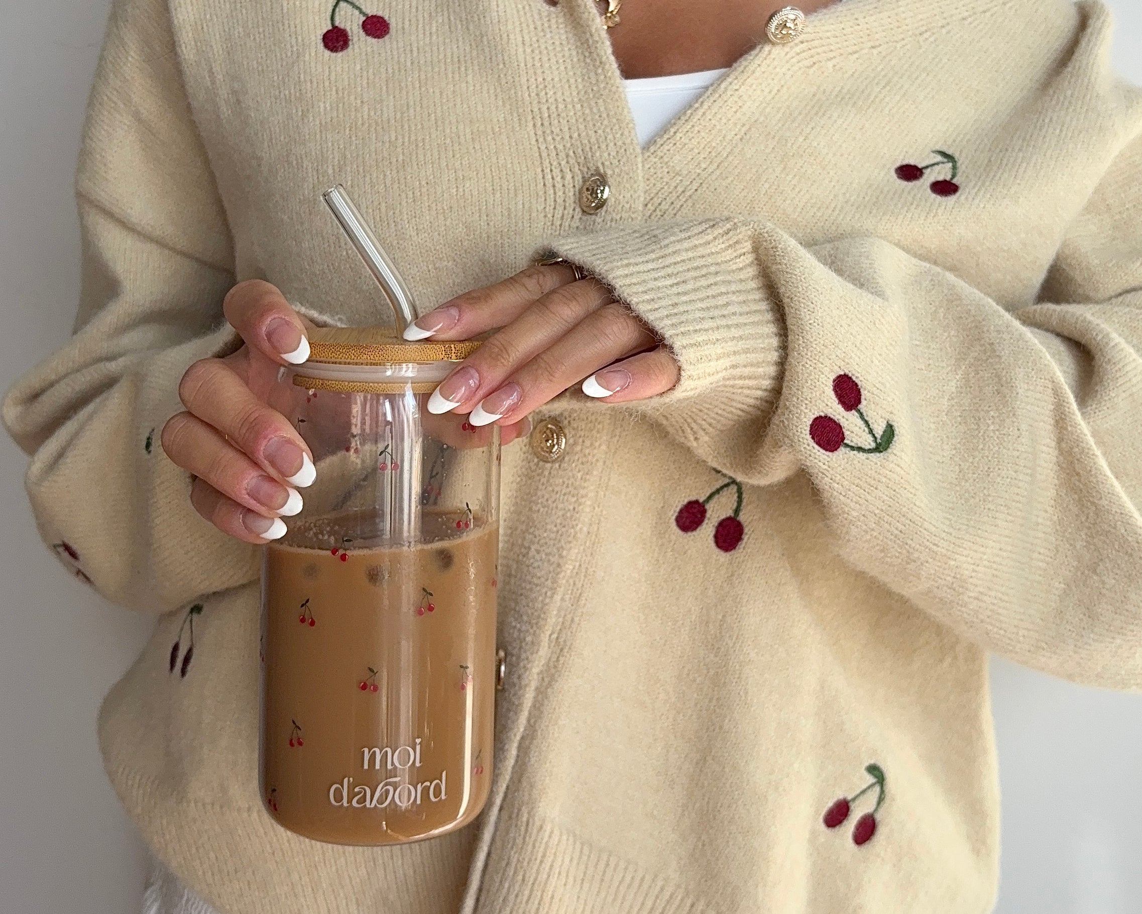 Tumbler en verre Cerisette