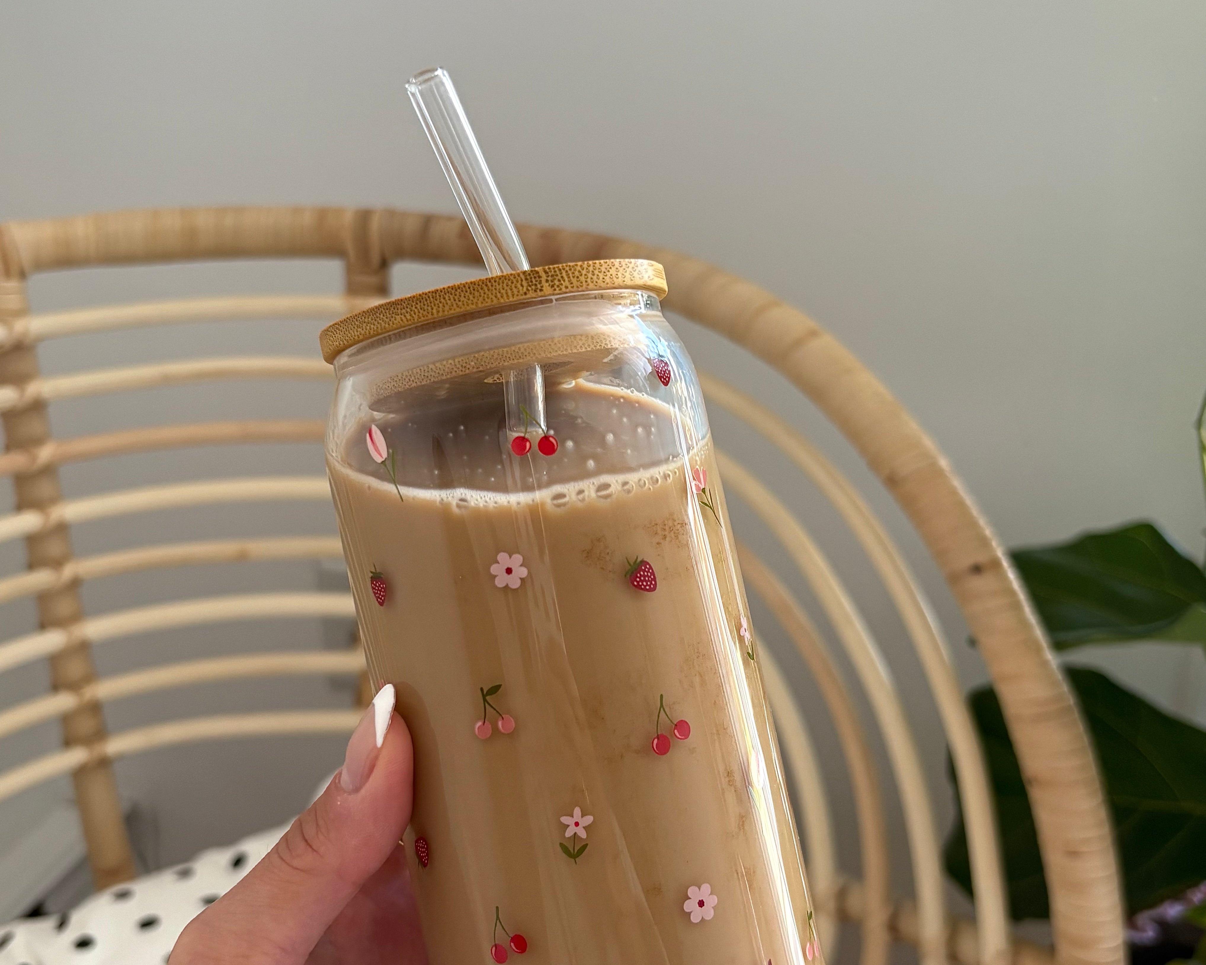 Tumbler en verre Champ de fruits rouges