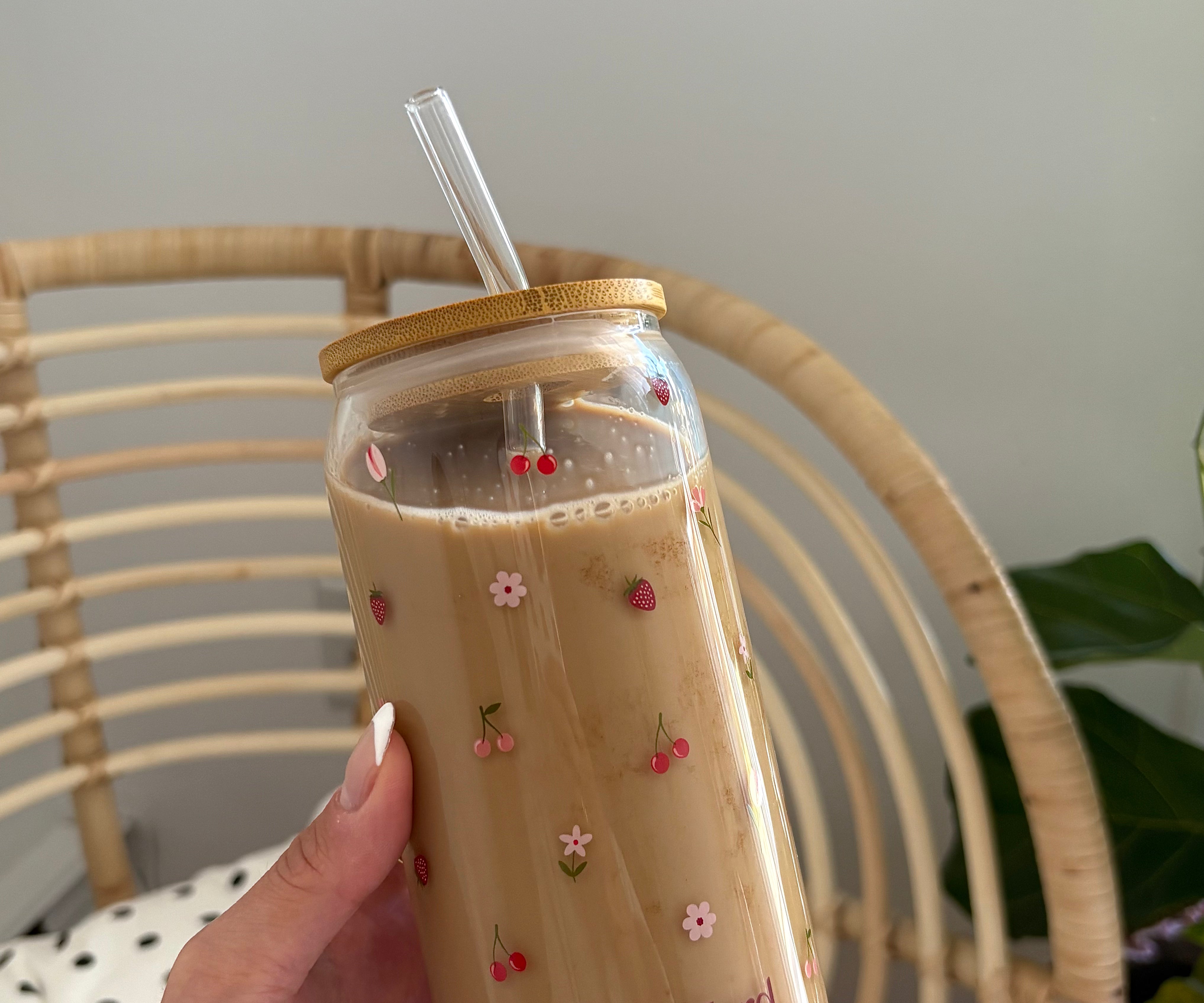 Tumbler en verre Champ de fruits rouges