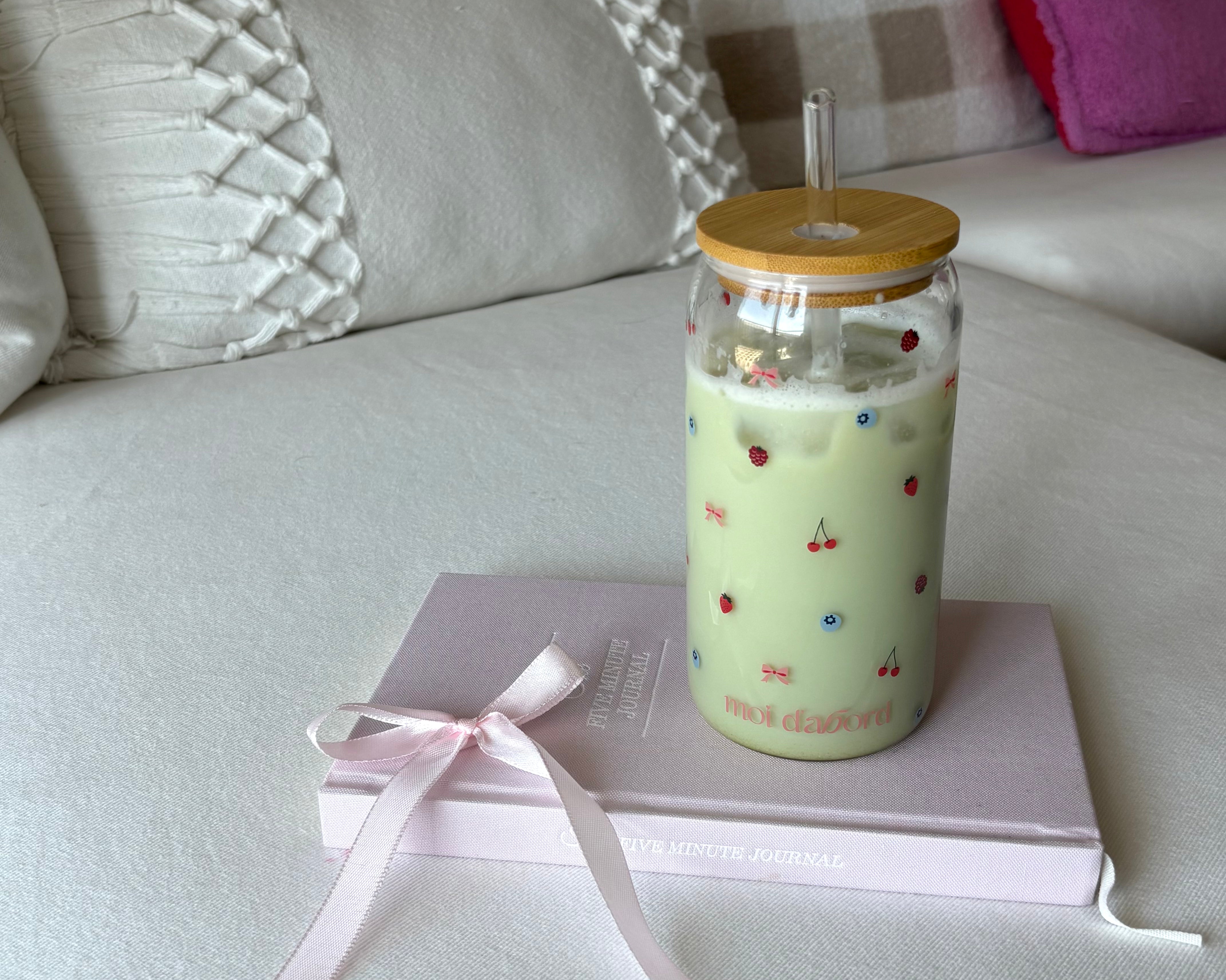 Tumbler en verre Rafale de petits fruits