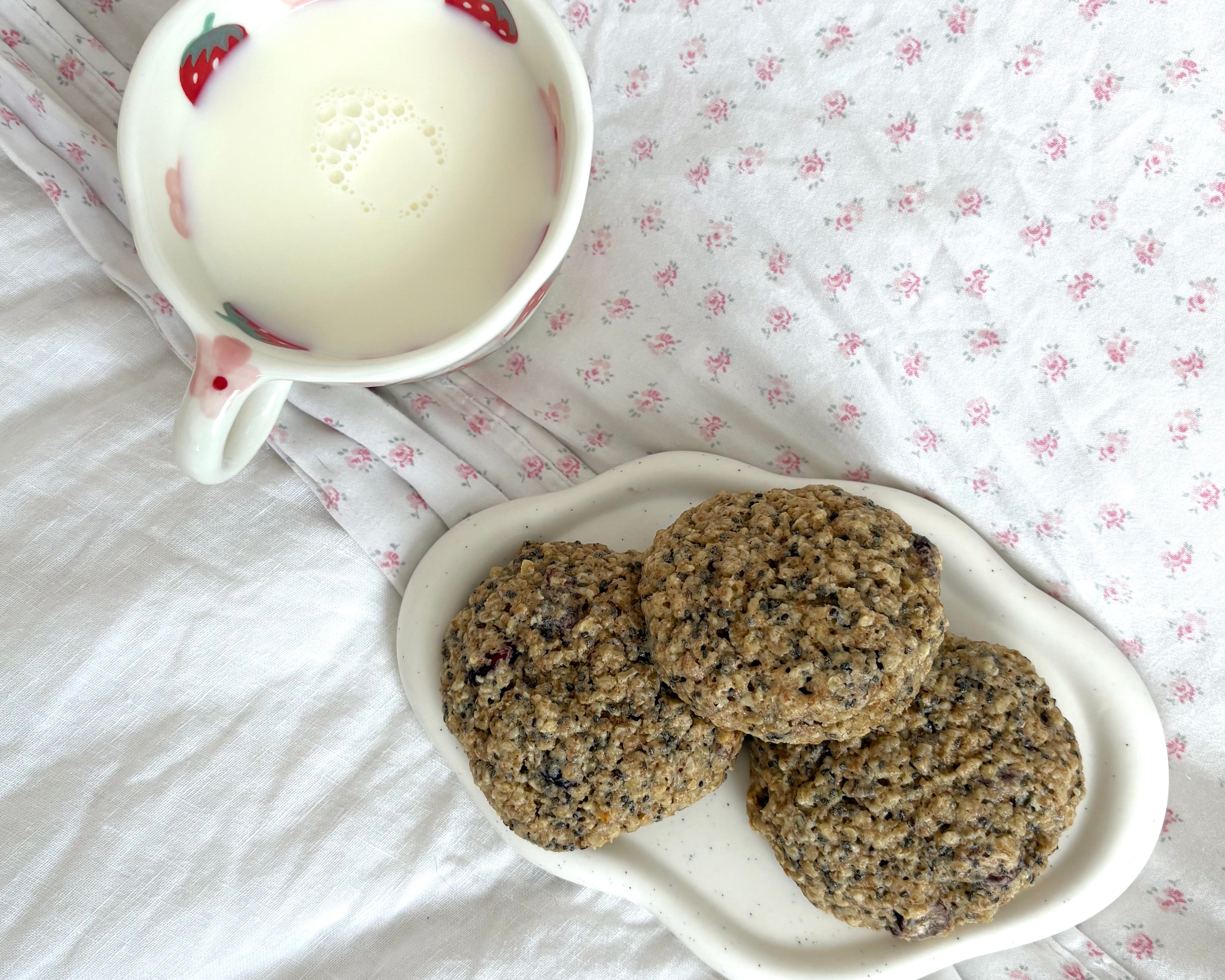 Mélange à biscuits avoine, canneberges et chia - Isabelle Huot