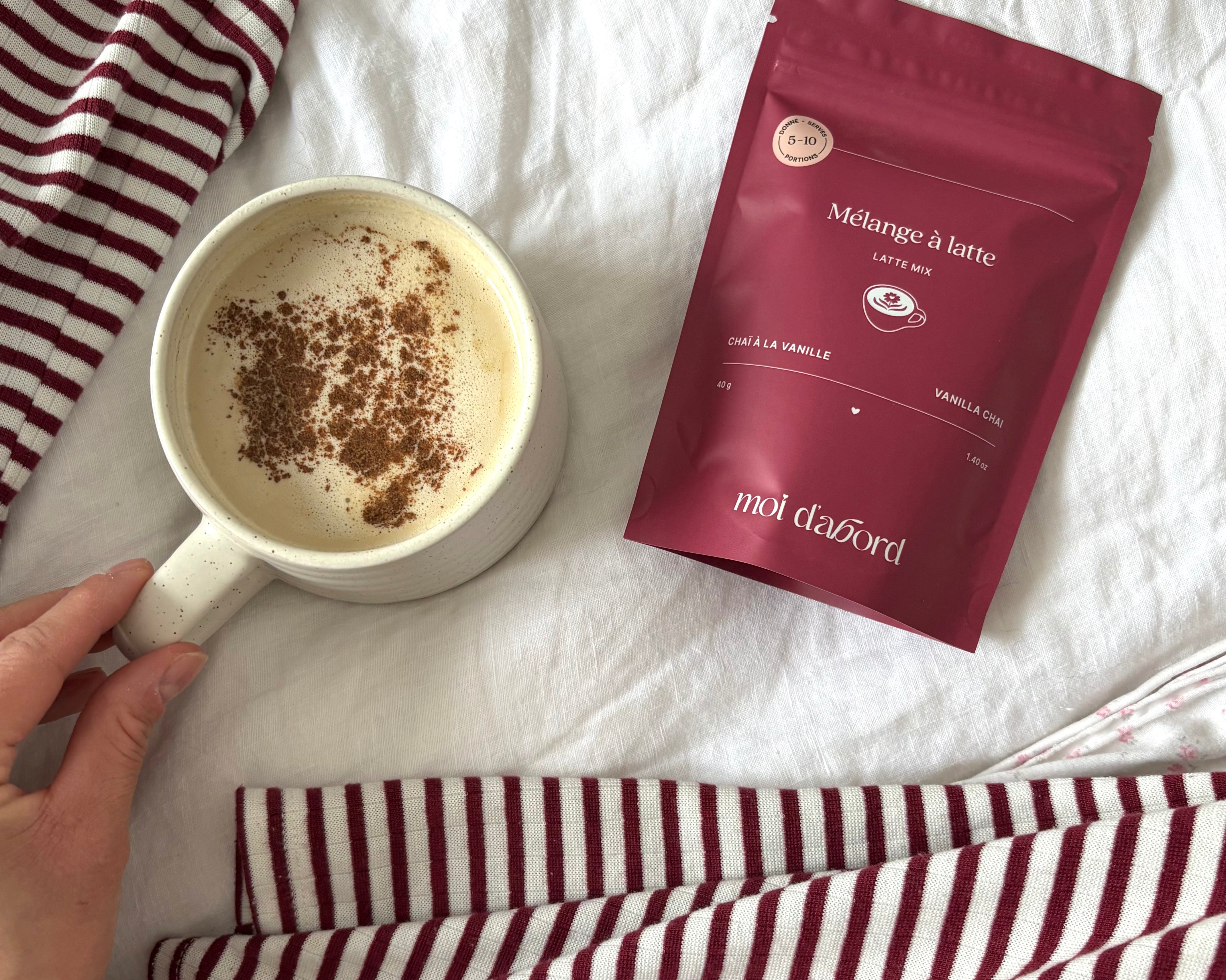 Mélange à chaï latté à la vanille