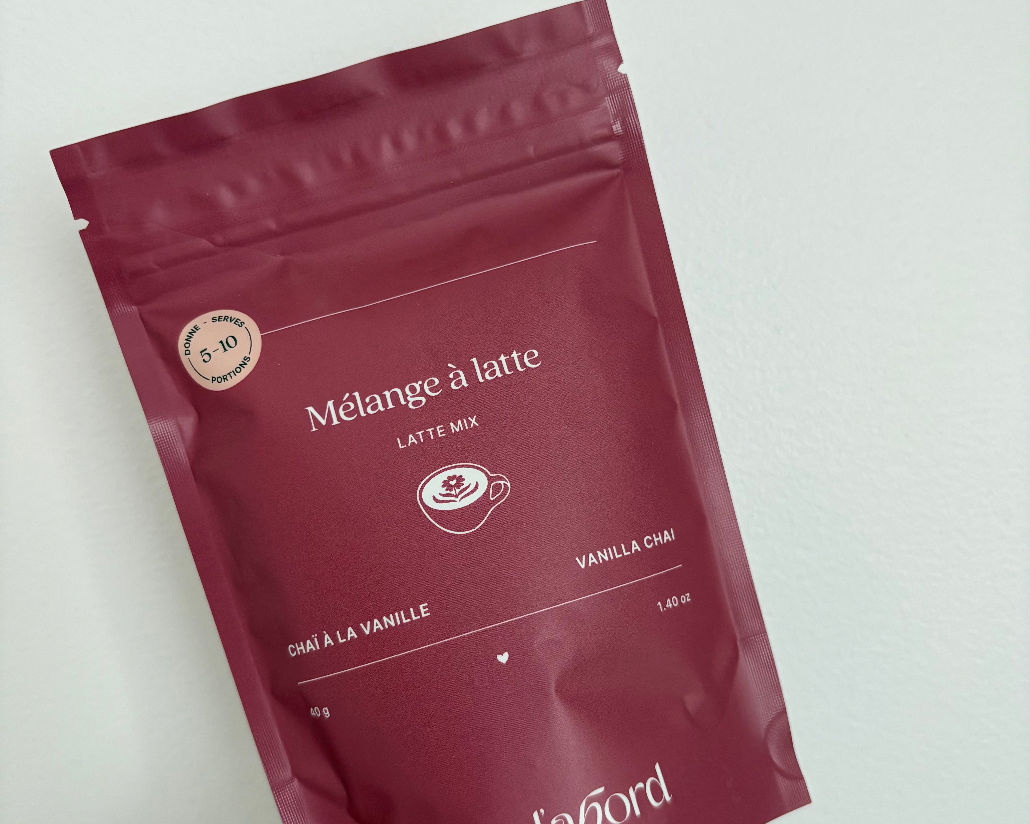 Mélange à chaï latté à la vanille