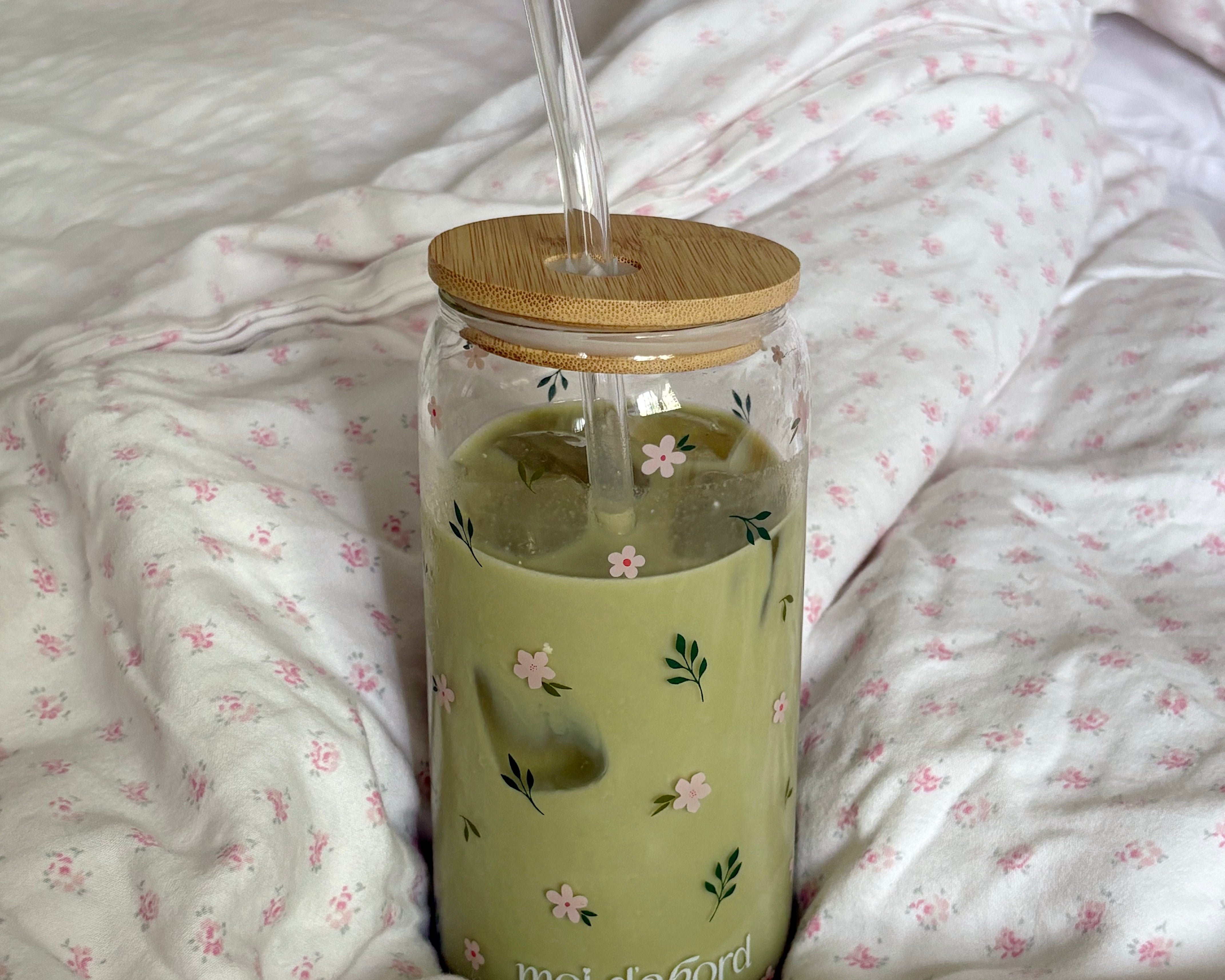 Tumbler en verre Fleurs sauvages