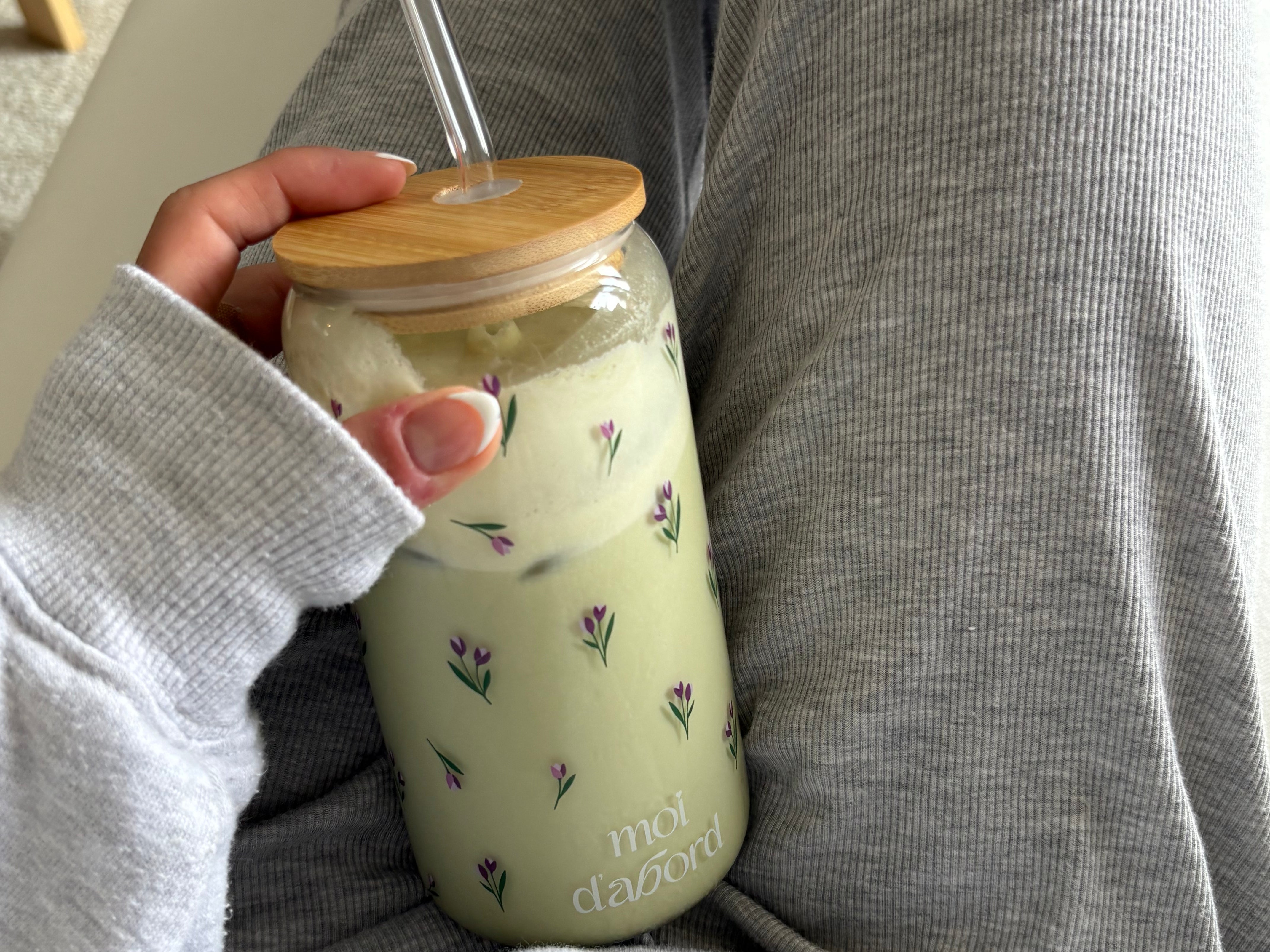 Tumbler en verre Tulipe