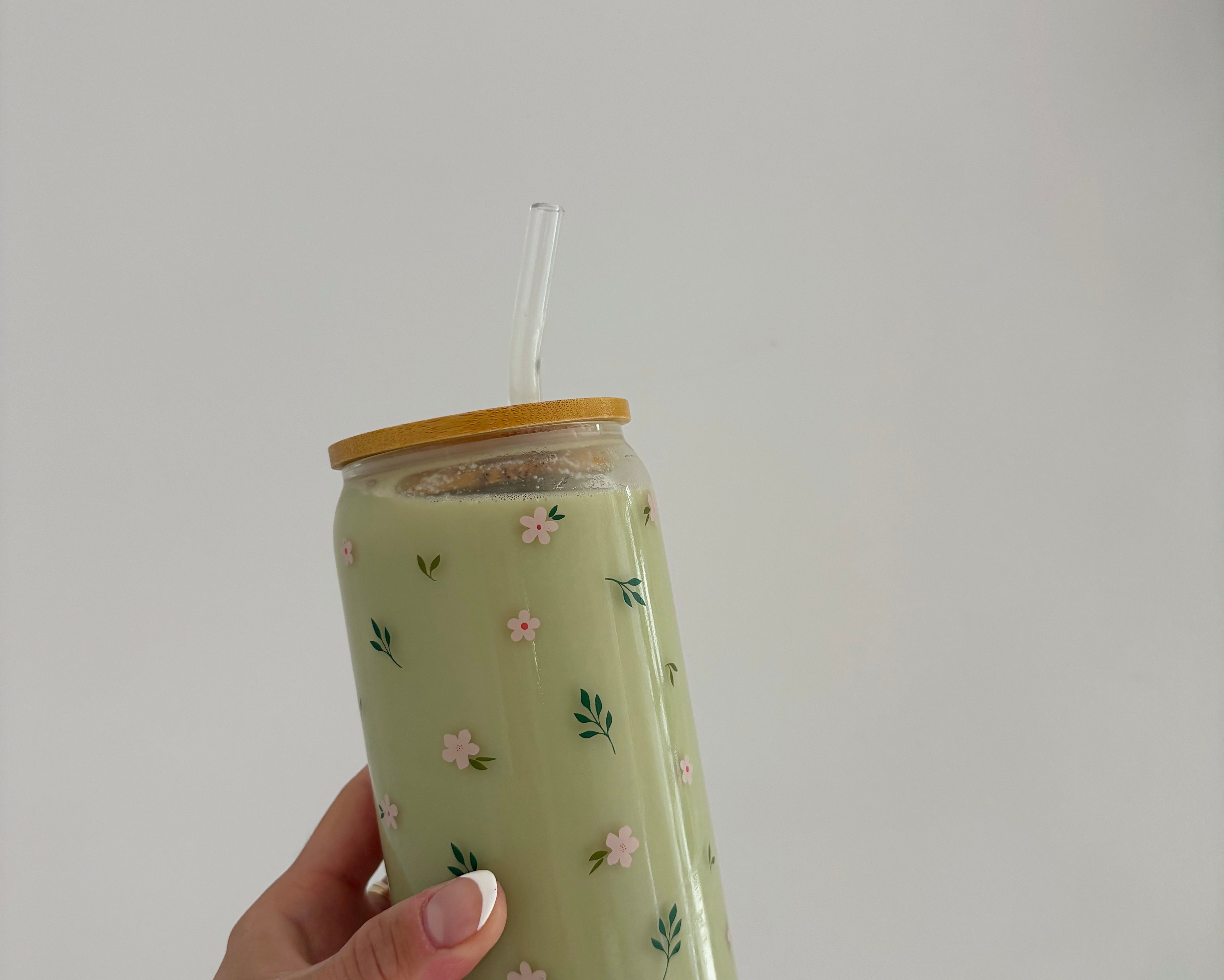 Tumbler en verre Fleurs sauvages