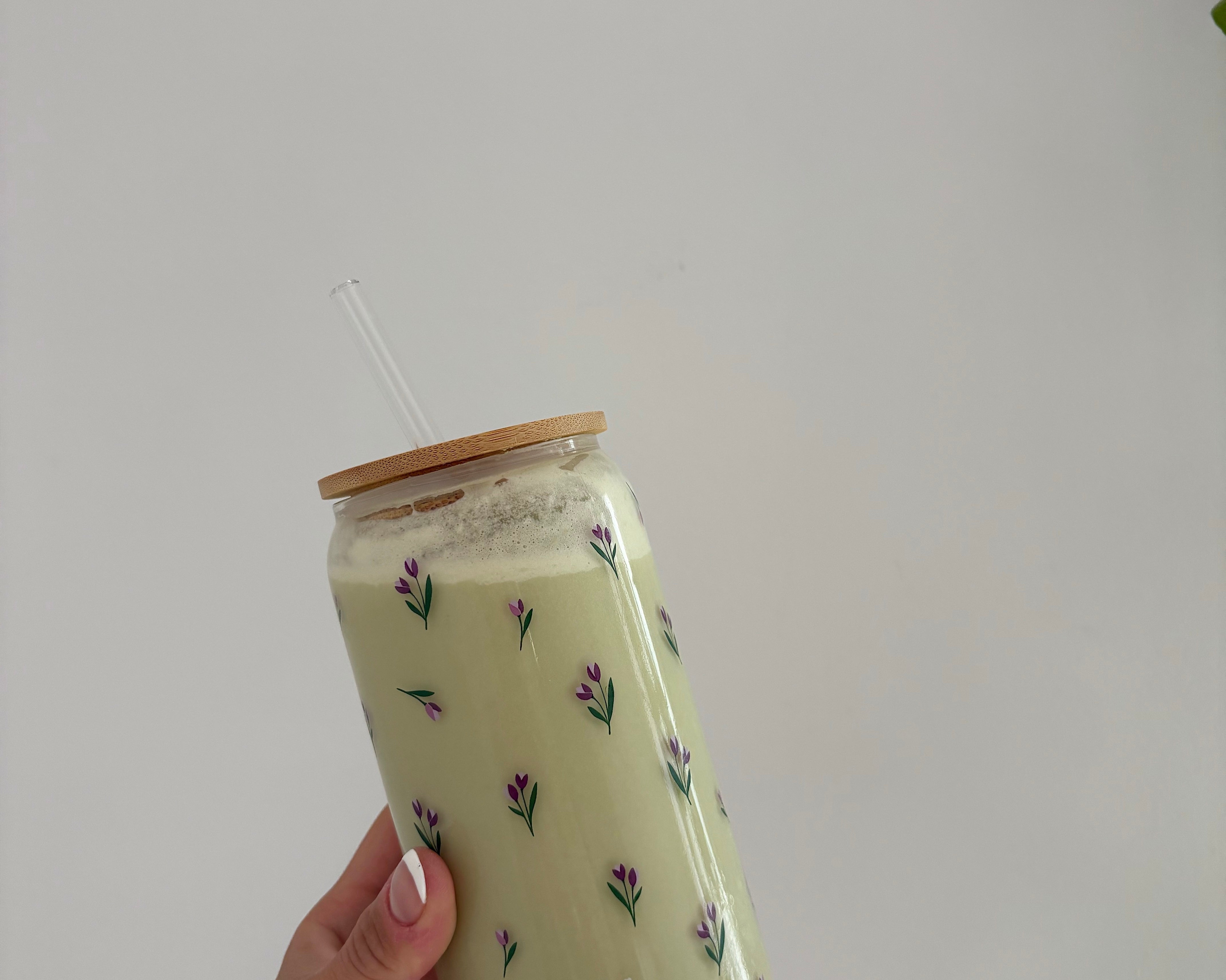 Tumbler en verre Tulipe
