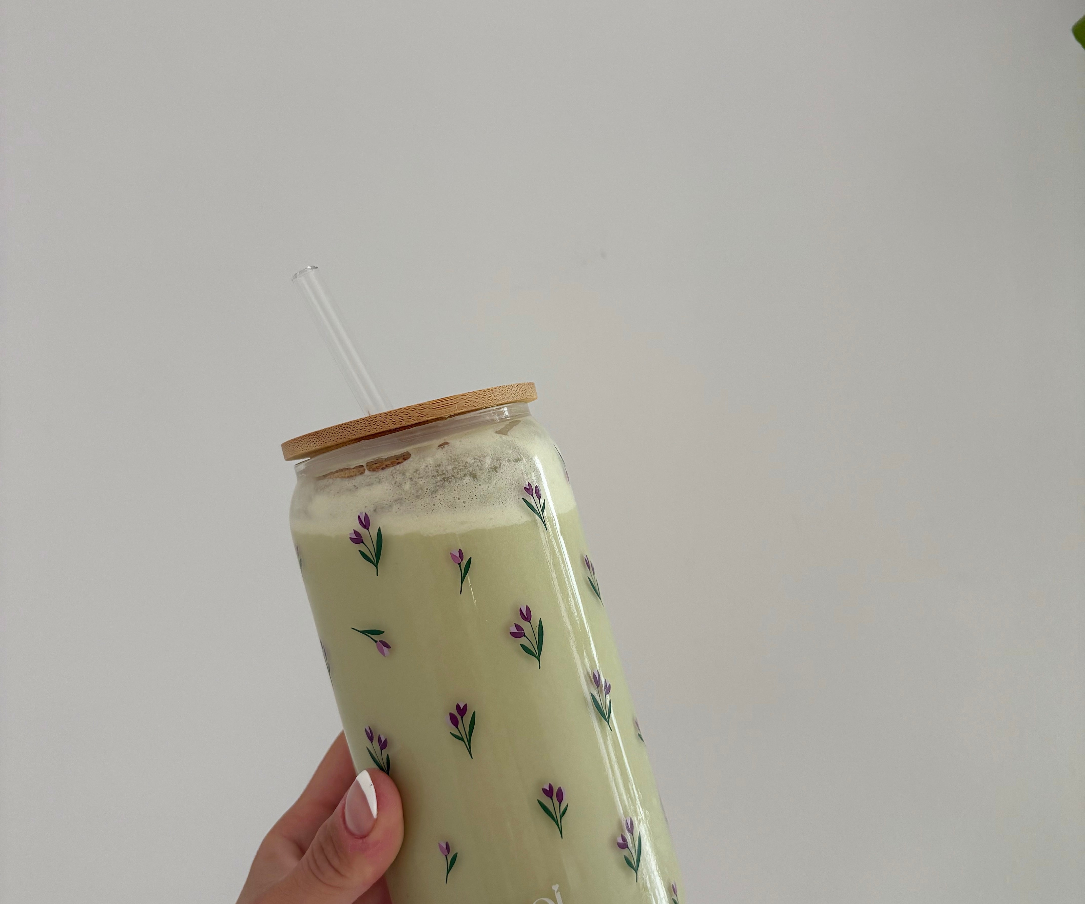 Tumbler en verre Tulipe
