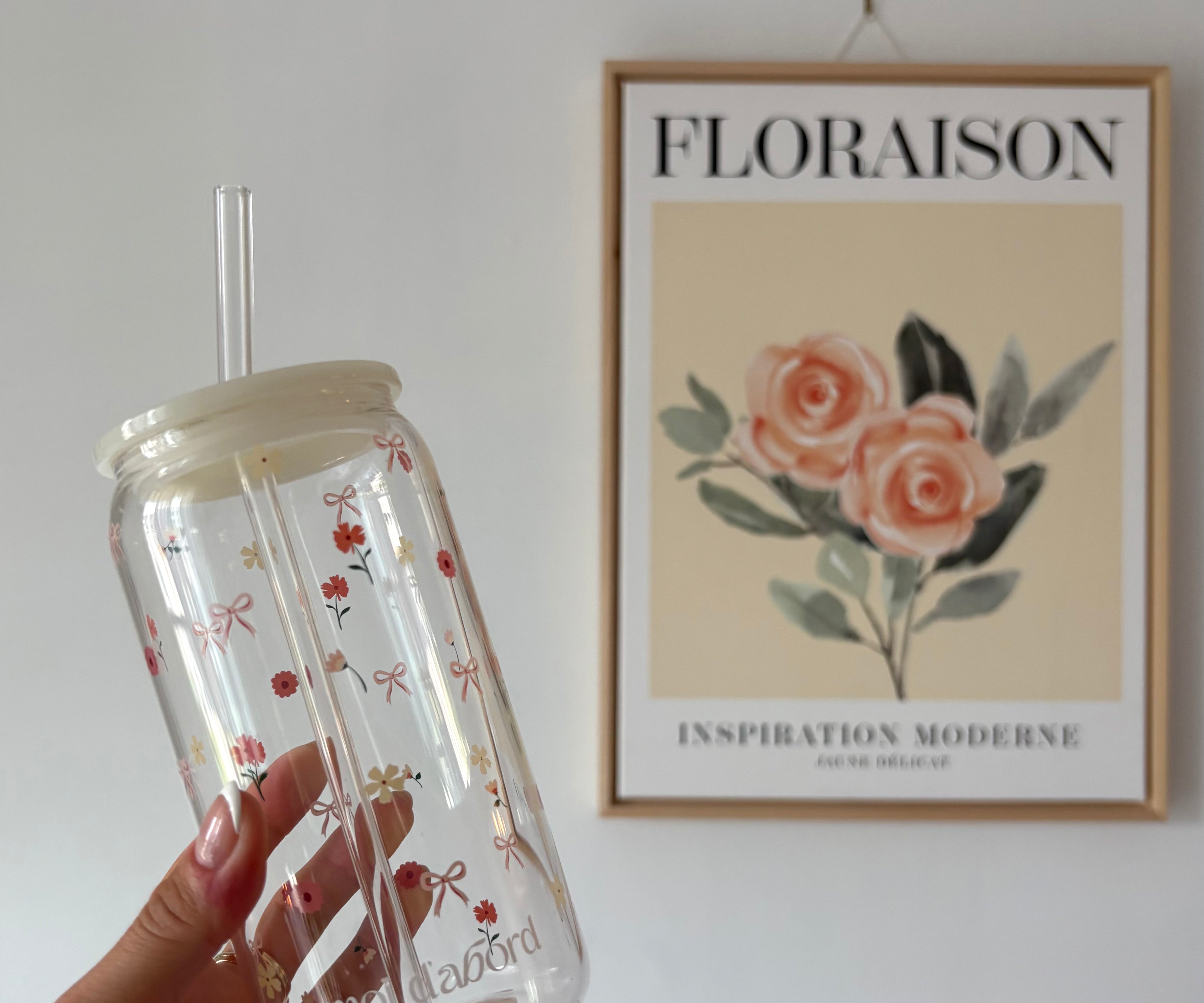 Couvercle beige pour tumbler