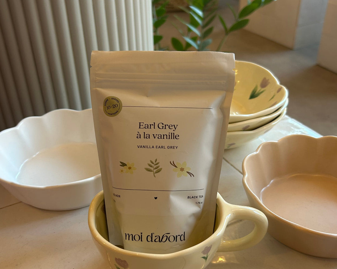 Thé noir - Earl grey à la vanille