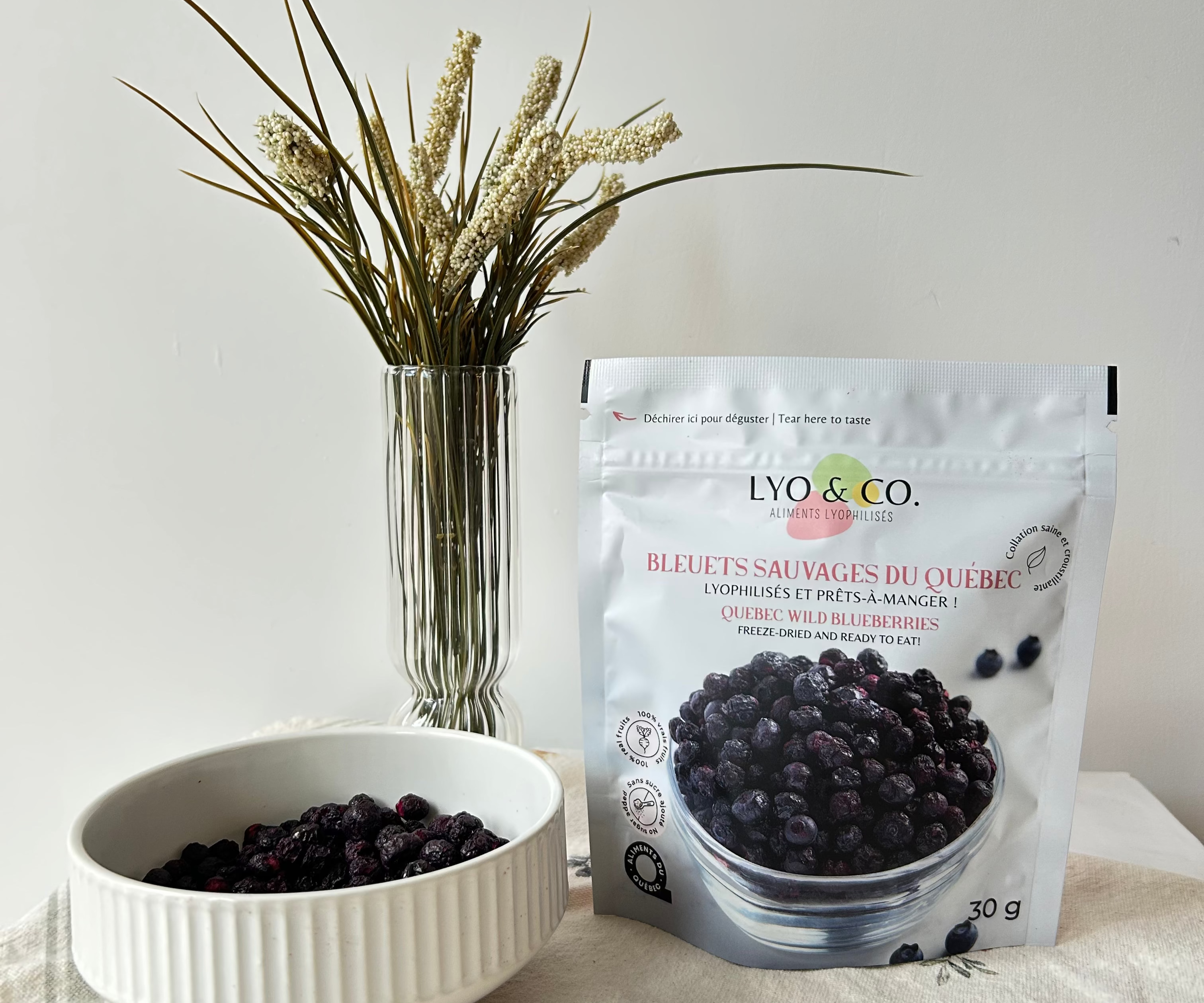 Freeze-dried wild blueberries - Lyo et Co