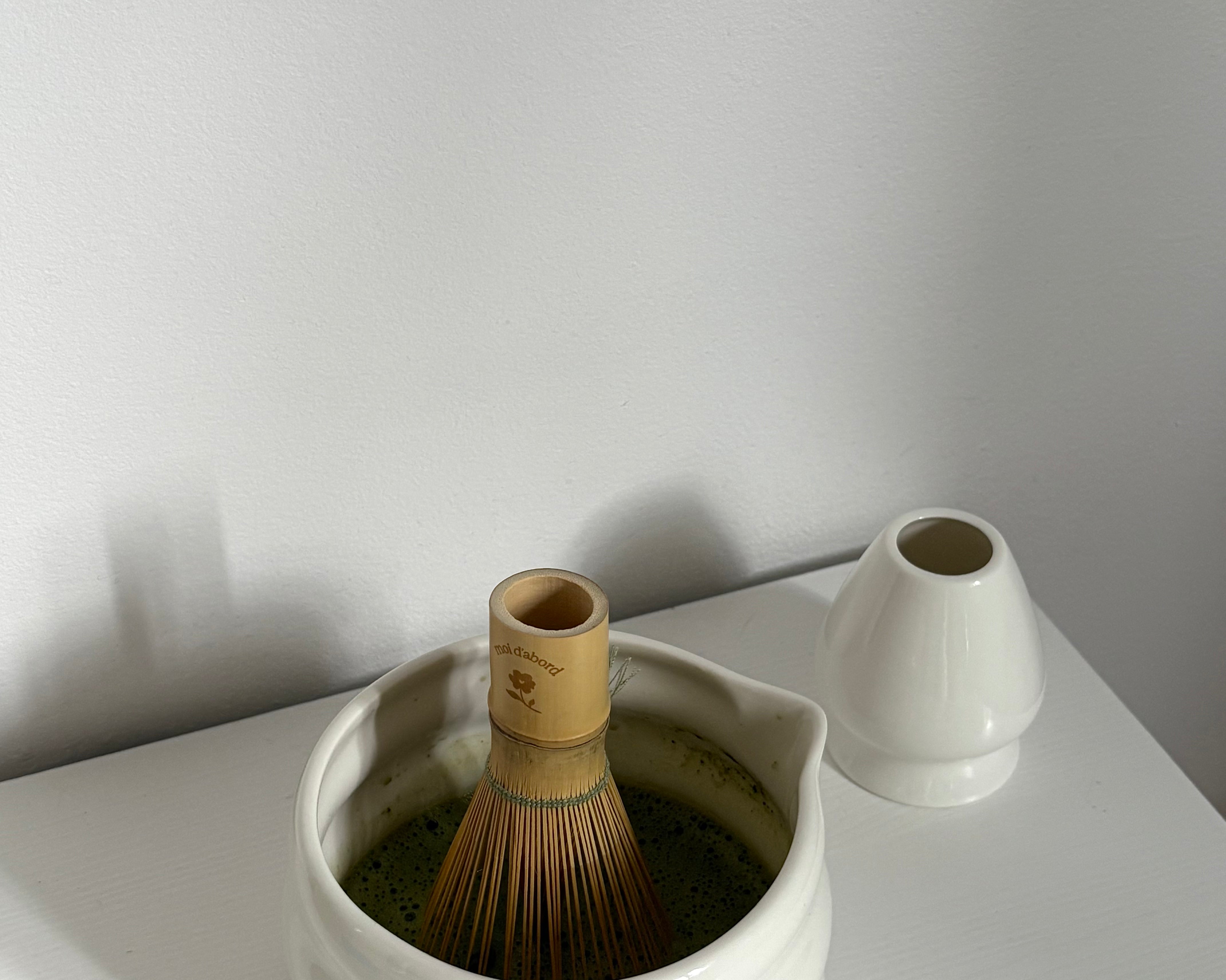 Ensemble à matcha complet - Blanc crème