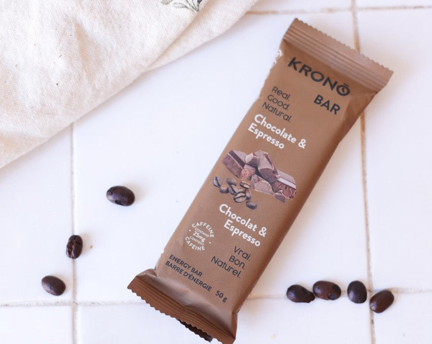 Barre énergie chocolat espresso - Krono Bar