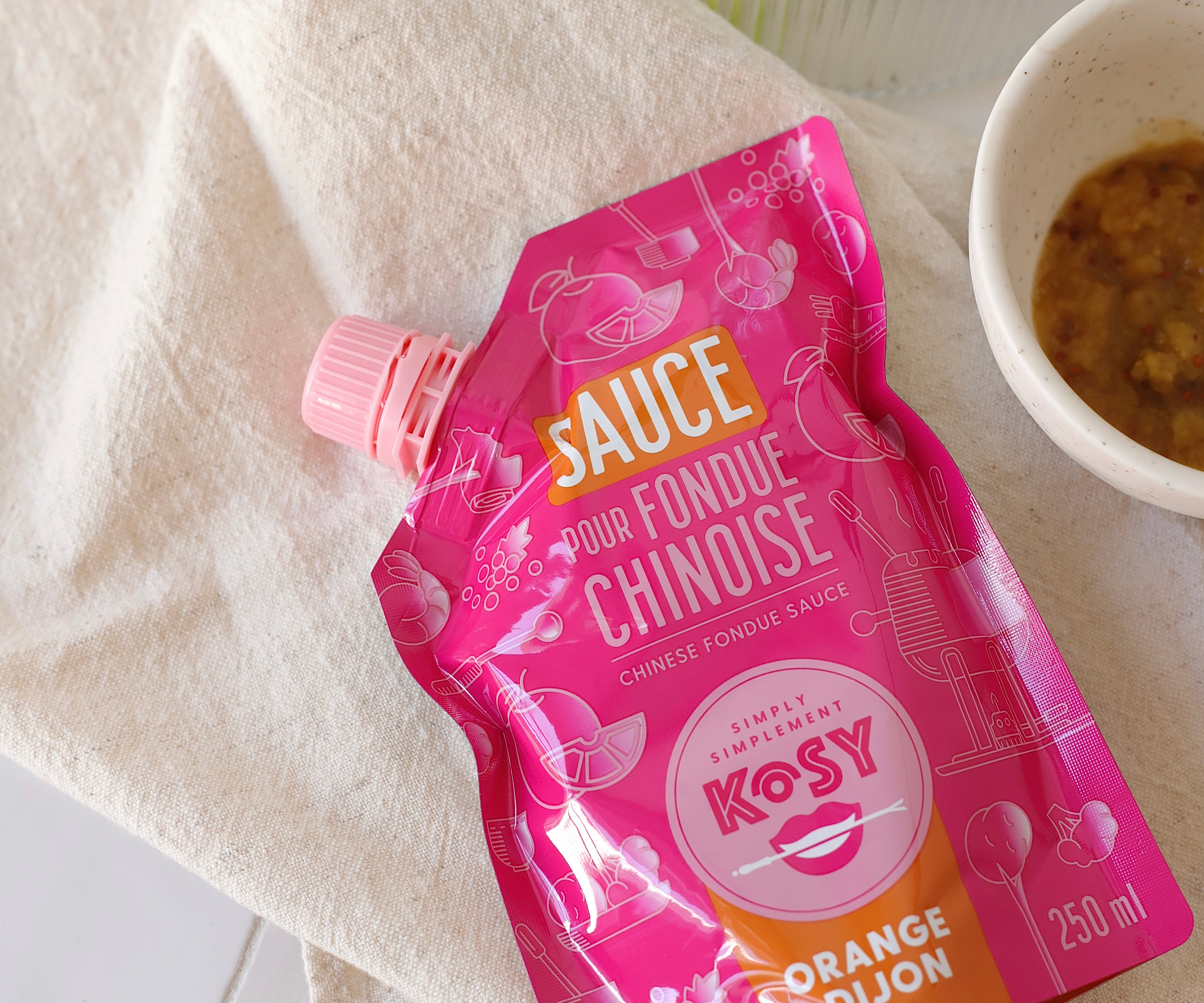 Sauce à fondue orange dijon - Kosy